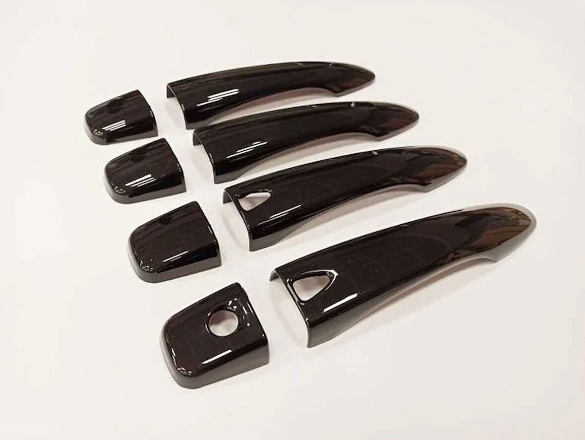 Honda City 2020+ Kapı Kolu Kaplama Smart Key - Piano Black