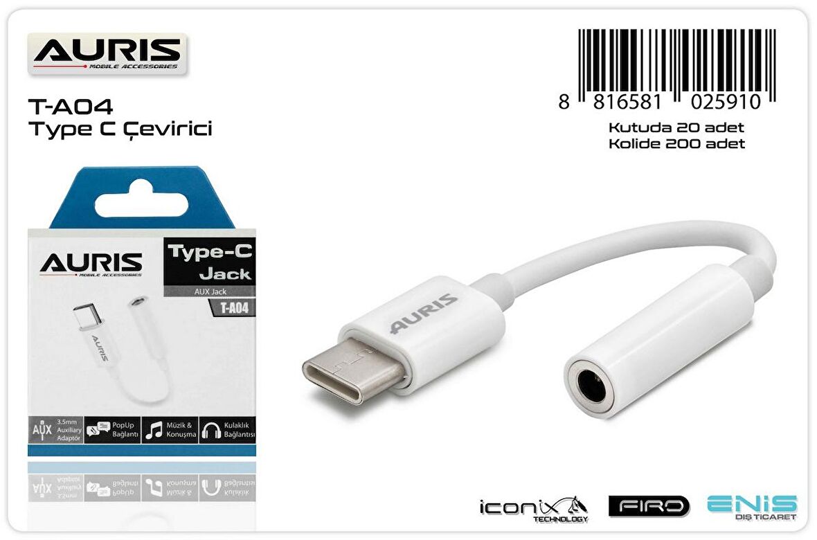 Auris ARS-T-A04 Type-C Çevirici