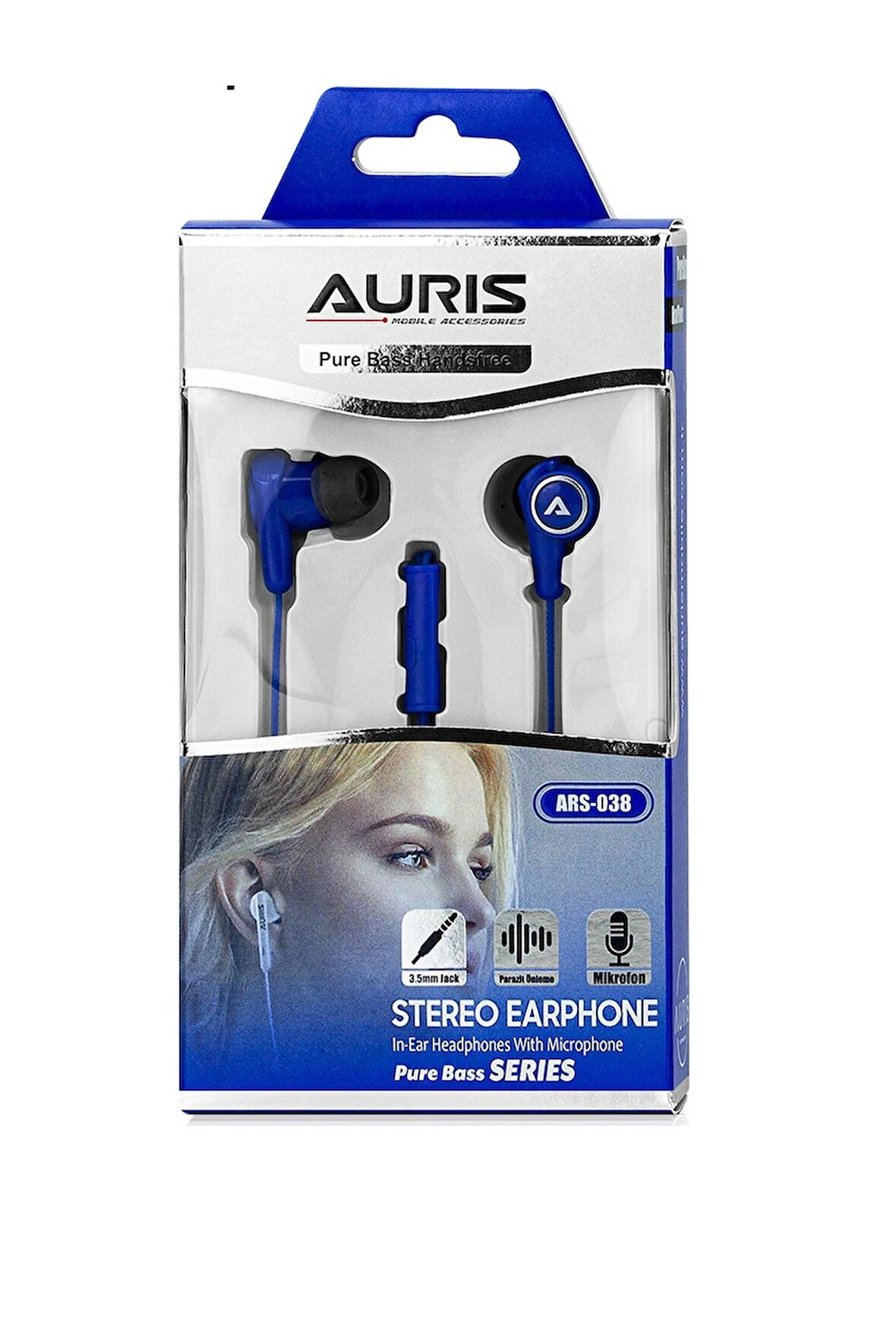 AURİS ARS-038 KABLOLU KULAK İÇİ KULAKLIK