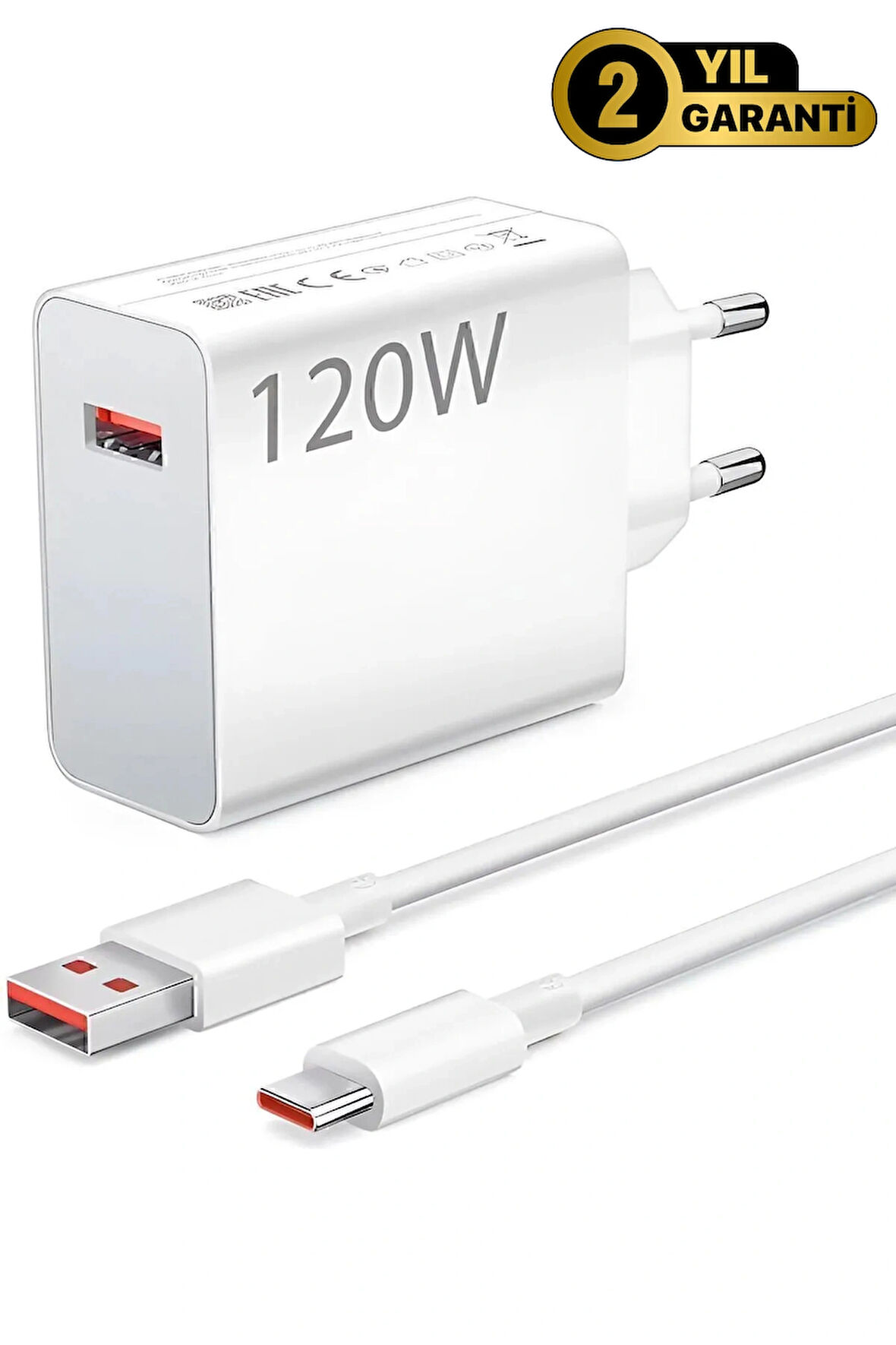 Xiaomi Redmi Samsung Uyumlu 120 Watt Type-c Süper Turbo Hızlı Şarj Aleti