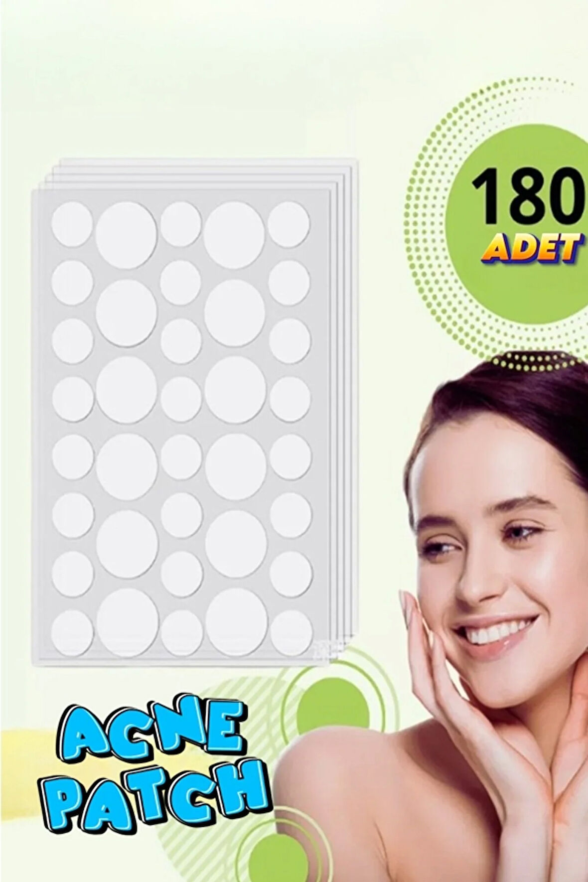Sos Band Acil Durum Bandı 180 Adet Akne Sivilce Bandı Acne Patch XL180