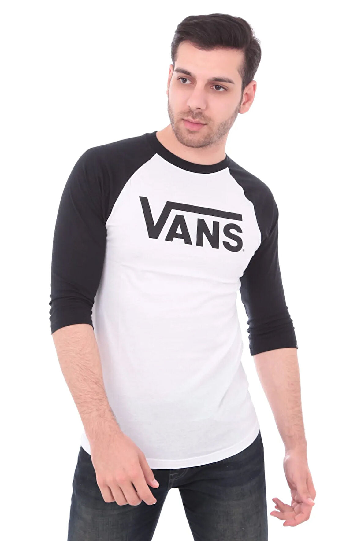 CLASSIC RAGLAN Beyaz Erkek T-Shirt 101096537