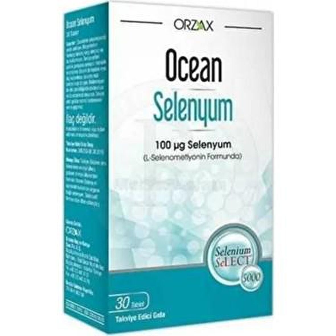 Ocean Selenyum 30 Tablet 100 Mcg X2 Adet u-