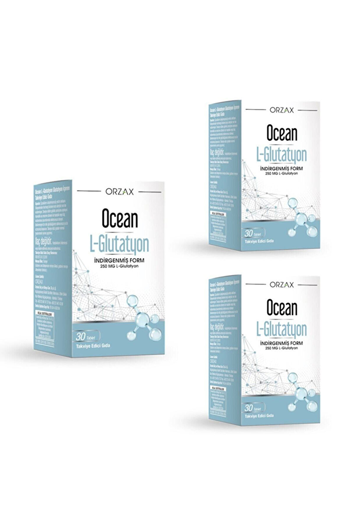 L-glutatyon 250 mg 30 Tablet X3 Adet