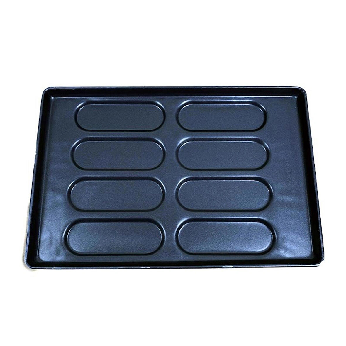 Almetal AL-SET.K.08.40.60.100 Teflon Kaplamalı Alüminyum Sandviç Ekmek Tava (100 gr Hamur) 40x60 cm 8 Göz