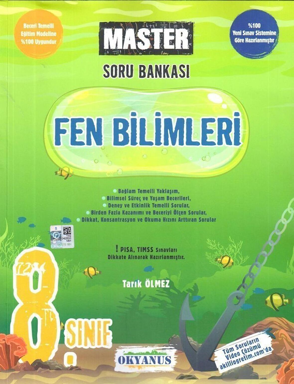 Okyanus Yayınları 8. Sınıf Fen Bilimleri Master Soru Bankası