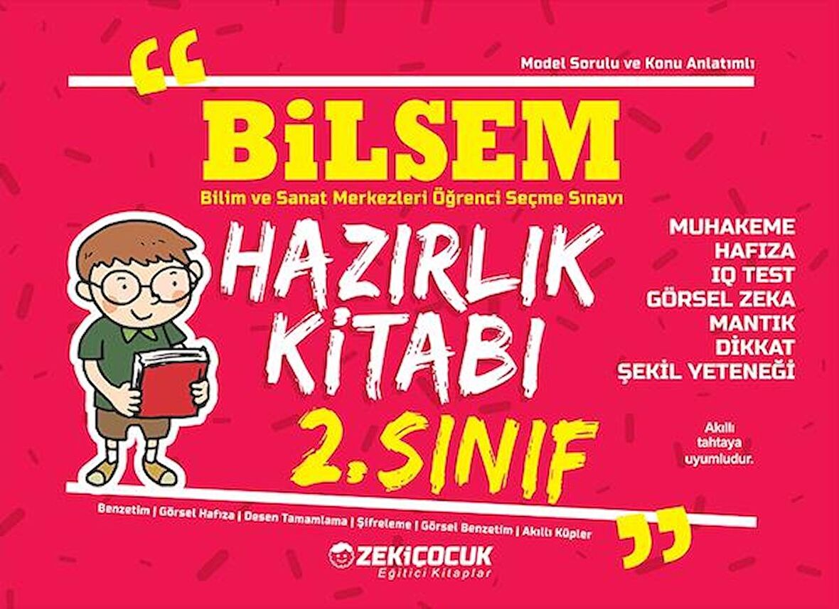 2. Sınıf Bilsem Konu Anlatım Hazırlık Kitabı Zeki Çocuk Yayınları