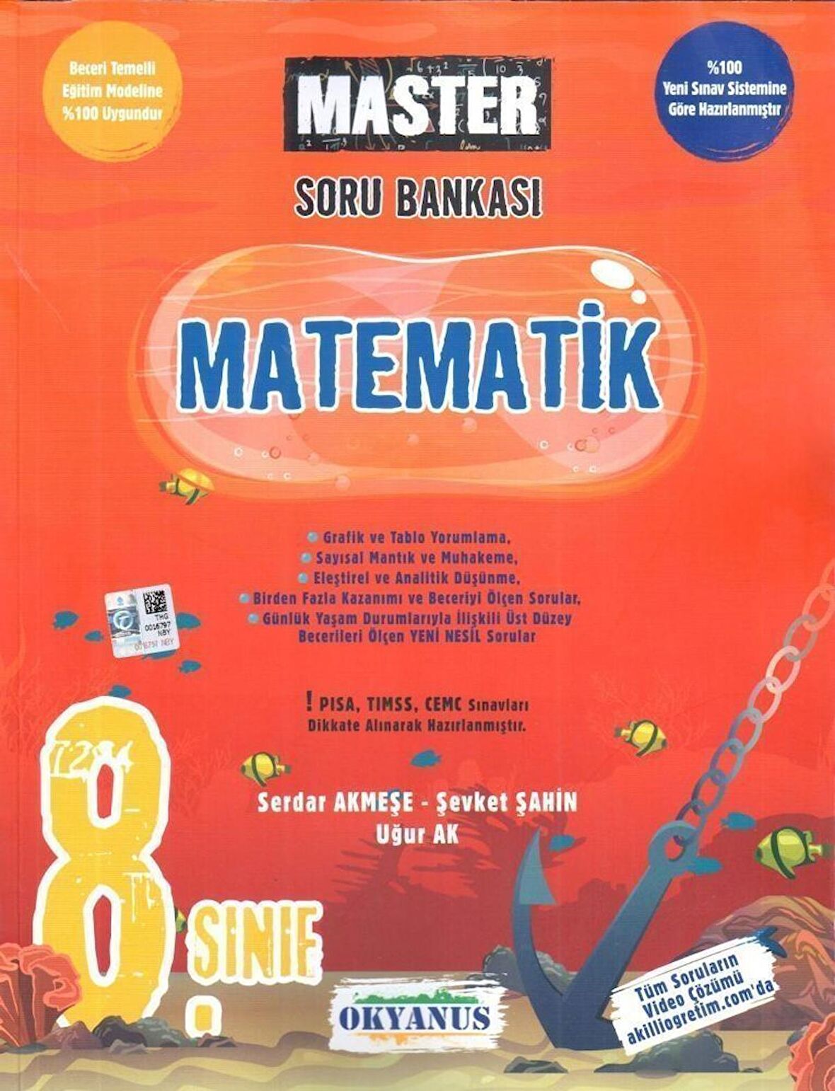 Okyanus Yayınları 8. Sınıf Matematik Master Soru Bankası