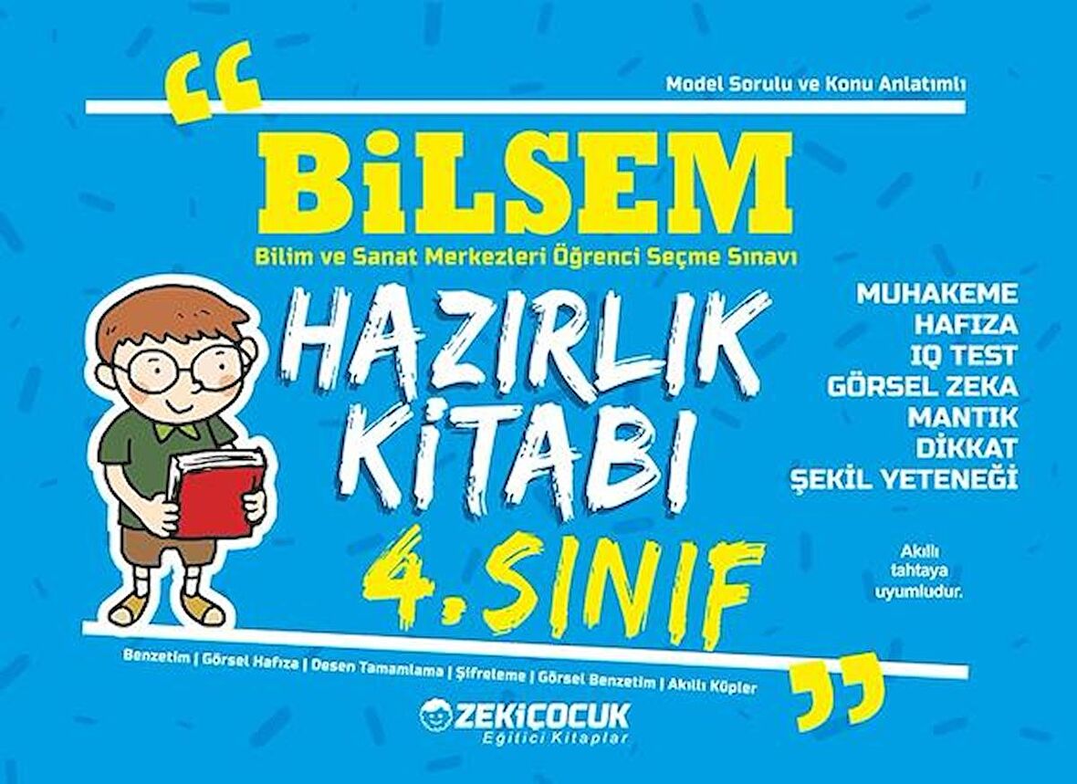 4. Sınıf Bilsem Konu Anlatım Hazırlık Kitabı Zeki Çocuk Yayınları