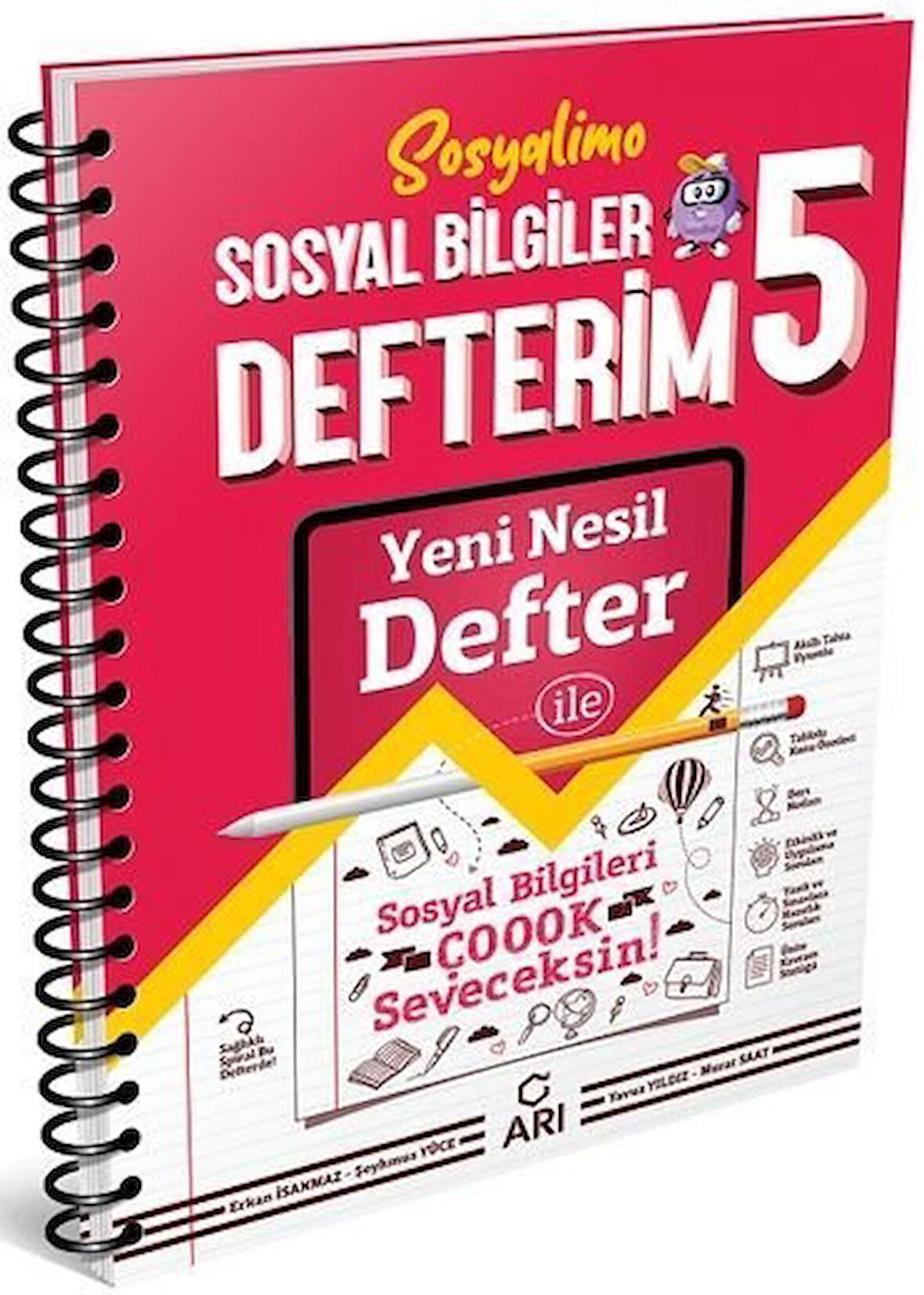 Arı Yayıncılık 5. Sınıf Sosyal Bilgiler Defterim Sosyalimo