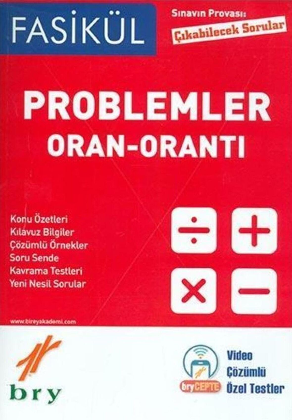 Birey Yayınları Problemler Oran Orantı Fasikül