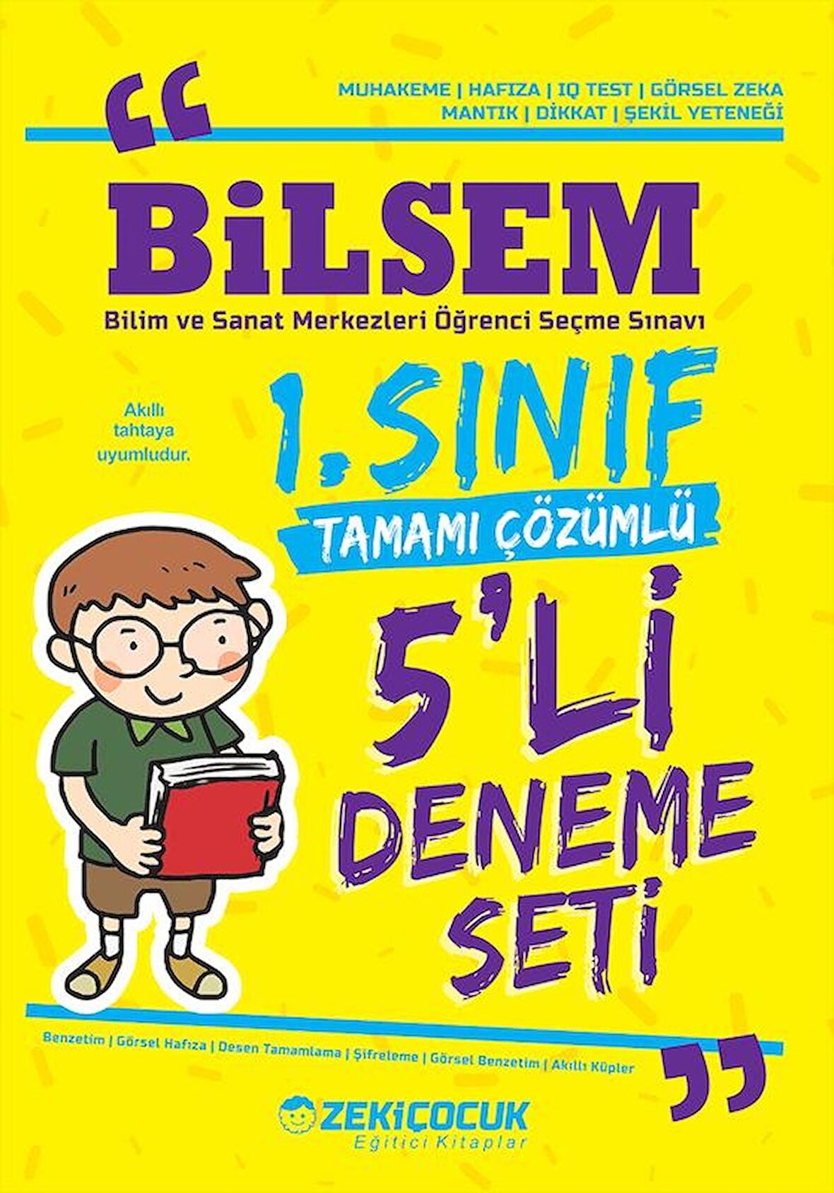 1. Sınıf Bilsem Deneme 5 li Fasikül Tamamı Çözümlü Zeki Çocuk Yayınları