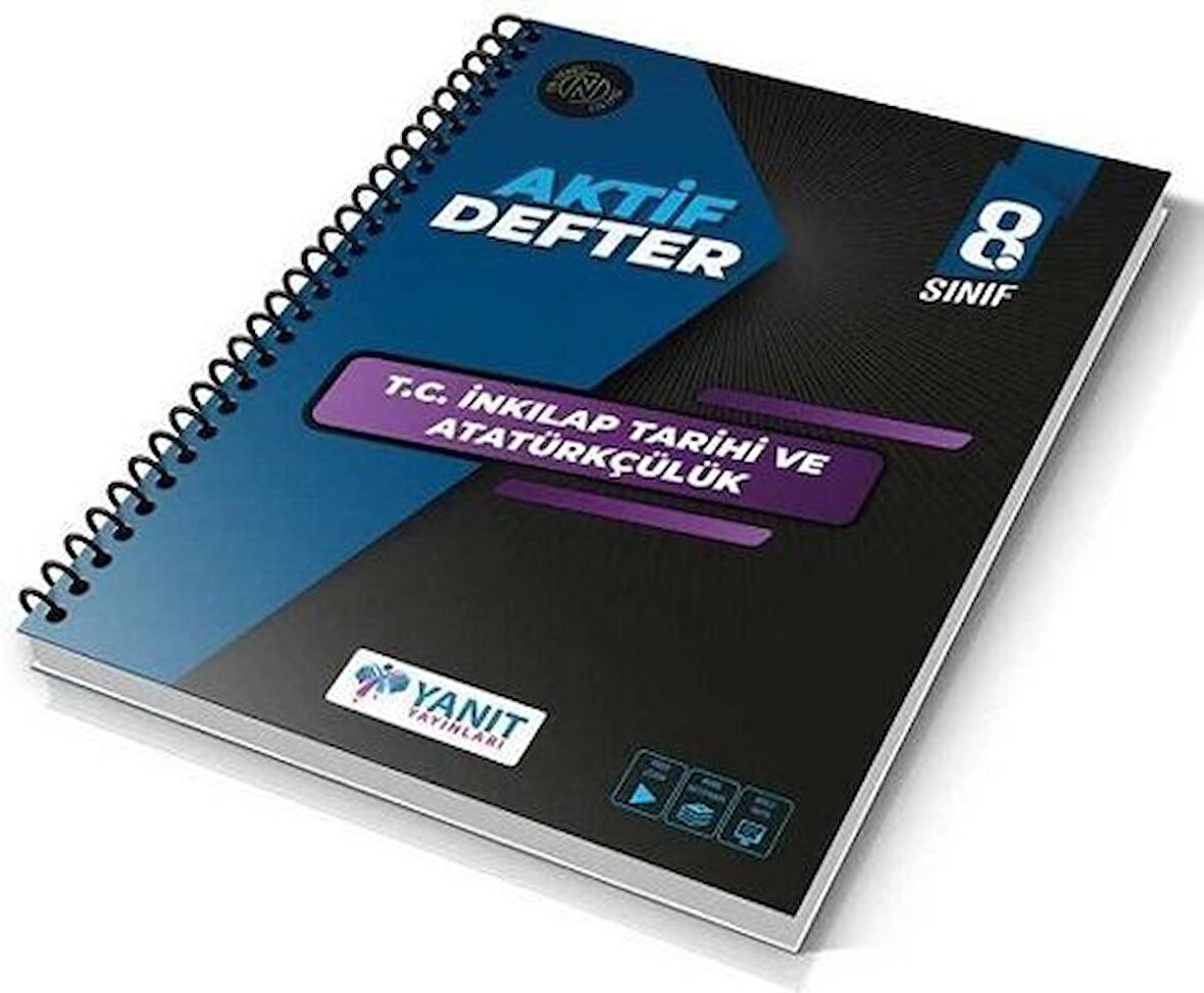 8. Sınıf Aktif Defter T.C İnkılap Tarihi ve Atatürkçülük