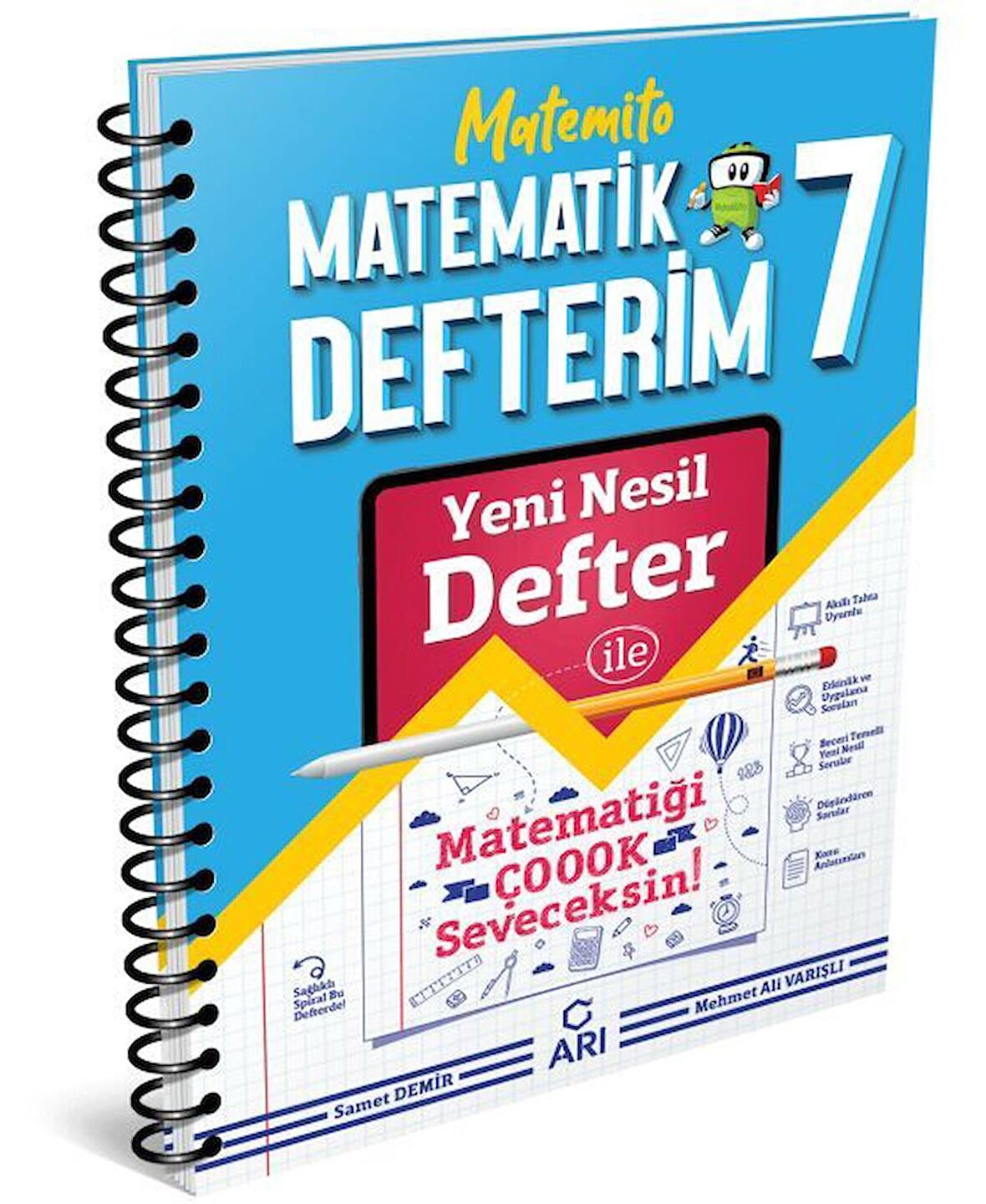 Arı Yayıncılık 7. Sınıf Akıllı Matematik Defteri Matemito