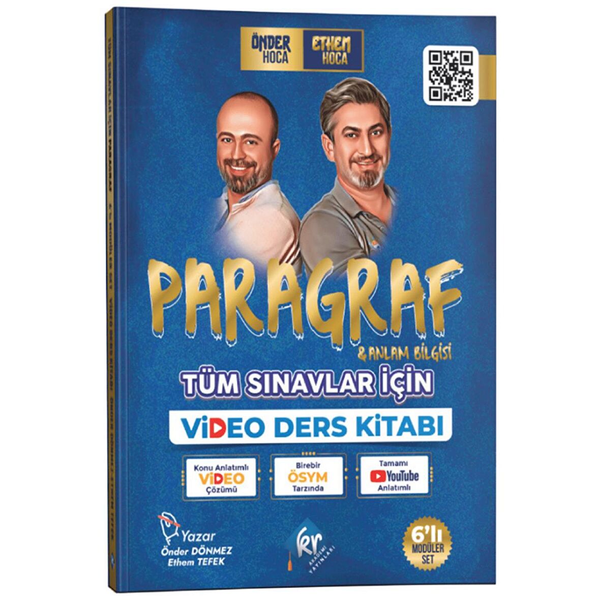 Kr Akademi Önder Hoca & Ethem Hoca Tüm Sınavlar İçin Paragraf ve Anlam Bilgisi Video Ders Kitabı