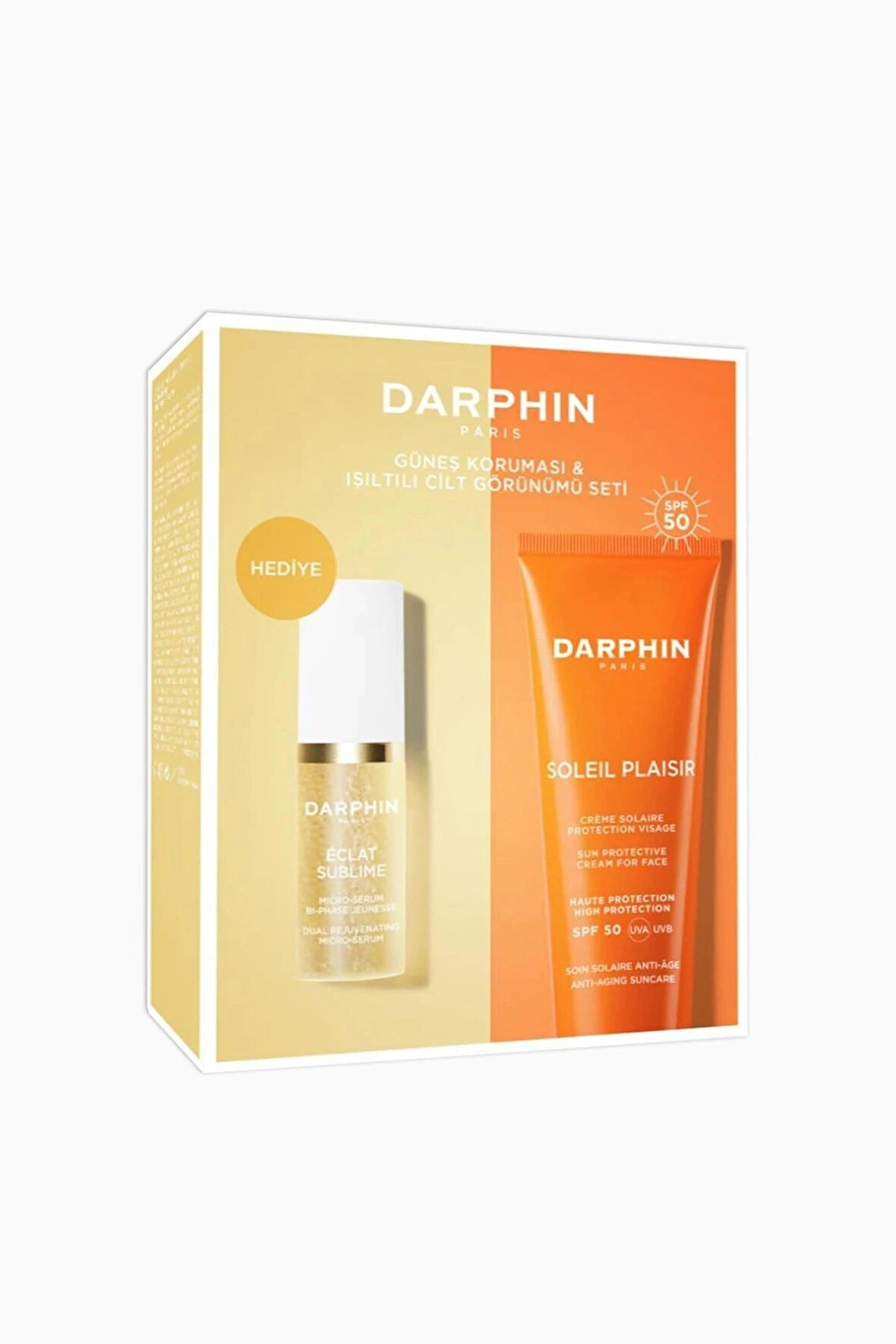Darphin Soleil Plaisir Güneş Koruyucu 50 ml + Eclat Sublime Serum 5 ml
