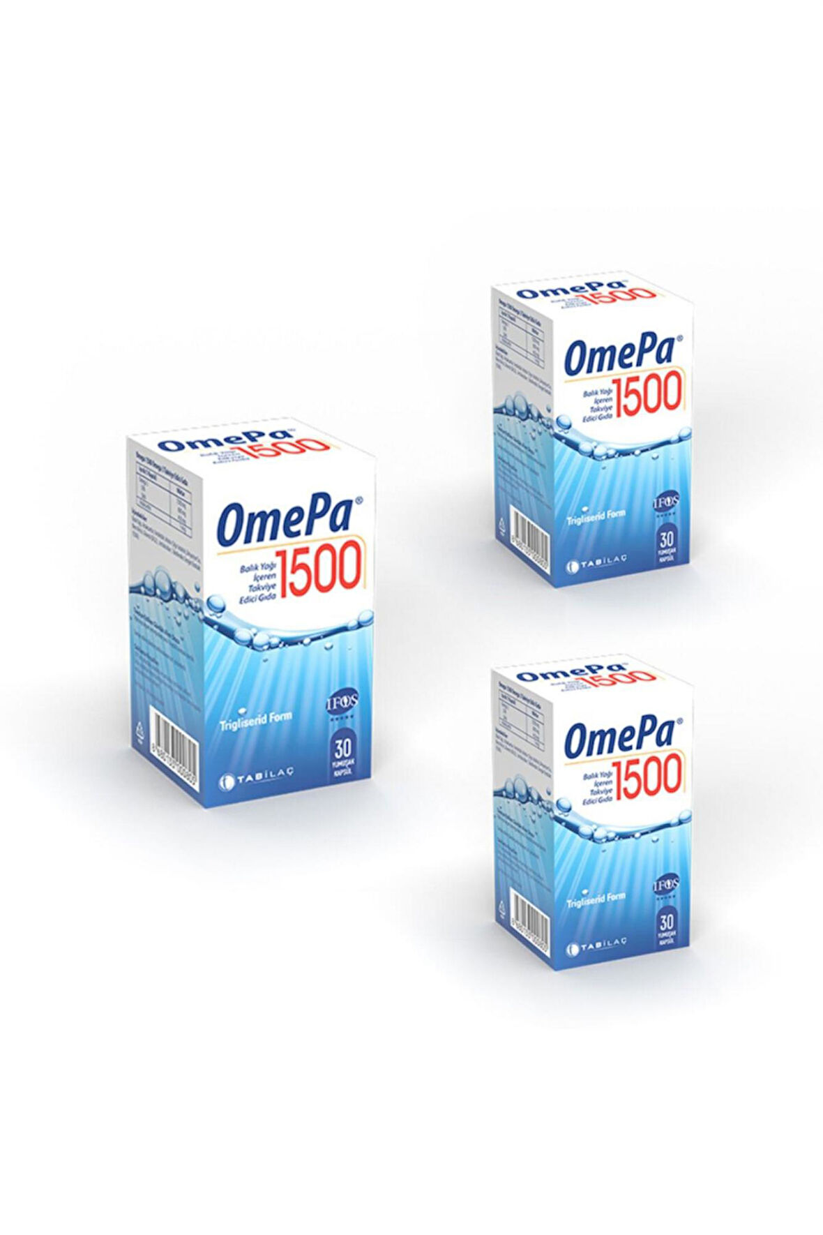 Omepa Balık Yağı 1500 mg 30 Kapsül 3 Adet