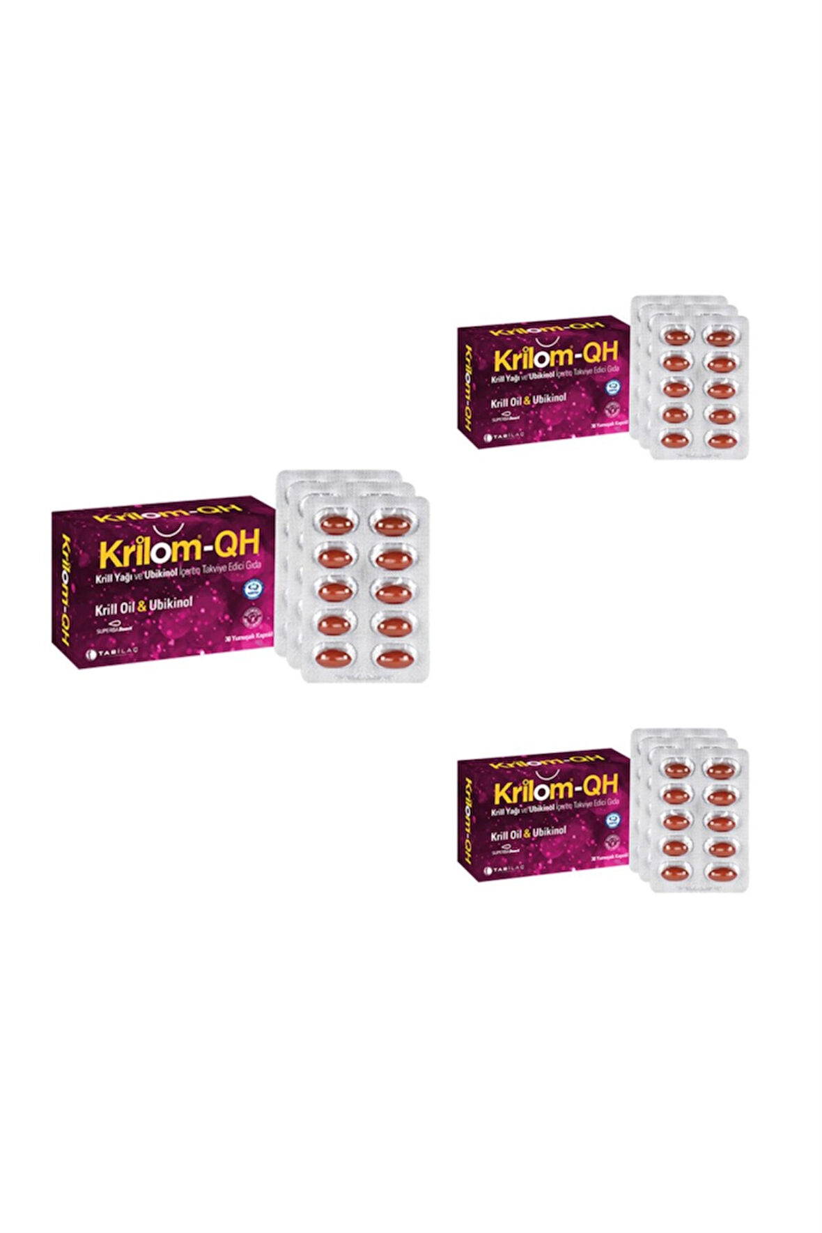 Krilom QH 30 Yumuşak Kapsül 3 Adet