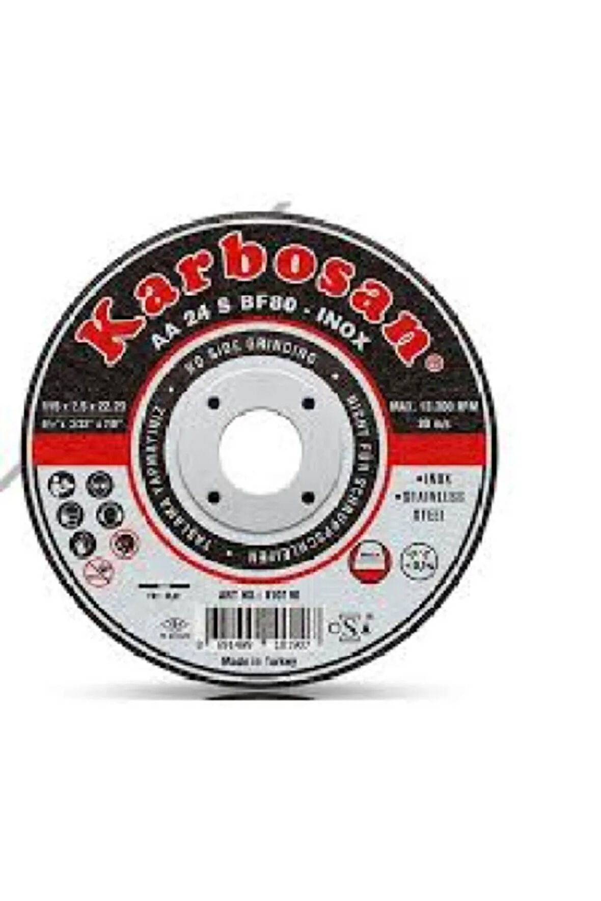 Inox Metal Kesici Ince Taş 115 Mm Kesici 25 Adet Krb