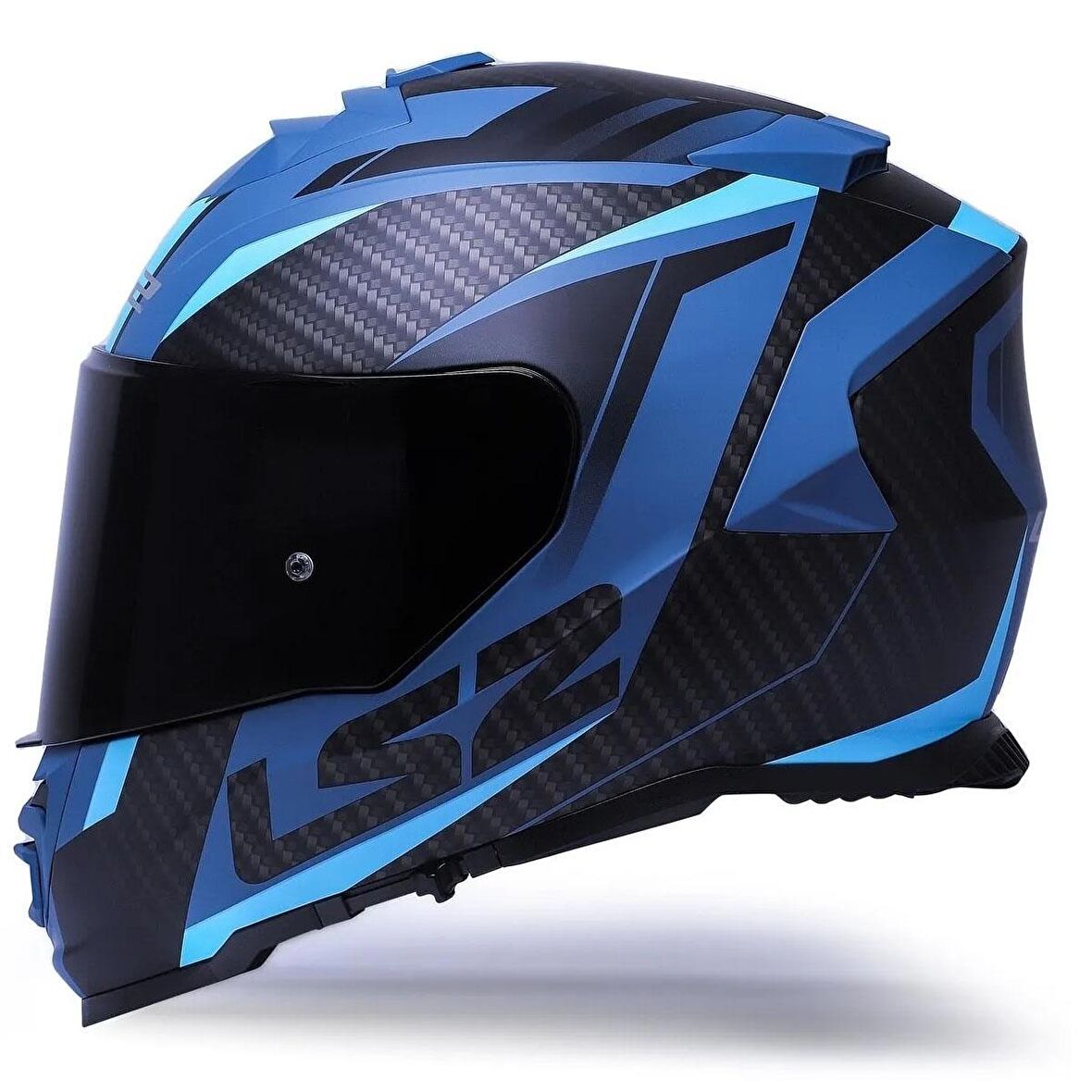 Ls2 Storm 2 Racer Full Face Motosiklet Kaskı Siyah Vizörlü