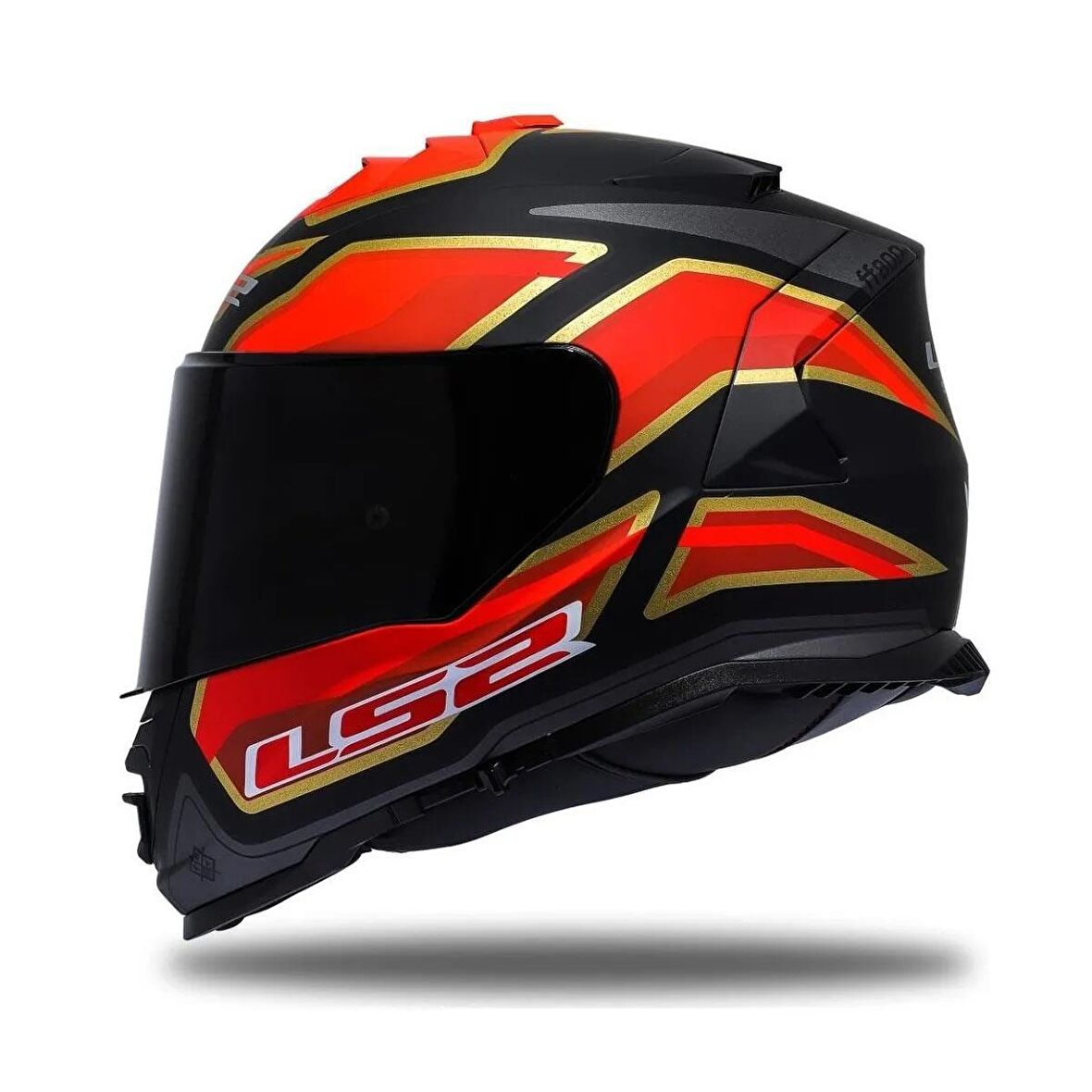 Ls2 Storm 2 Foggy Full Face Motosiklet Kaskı Şeffaf + Siyah Vizörlü