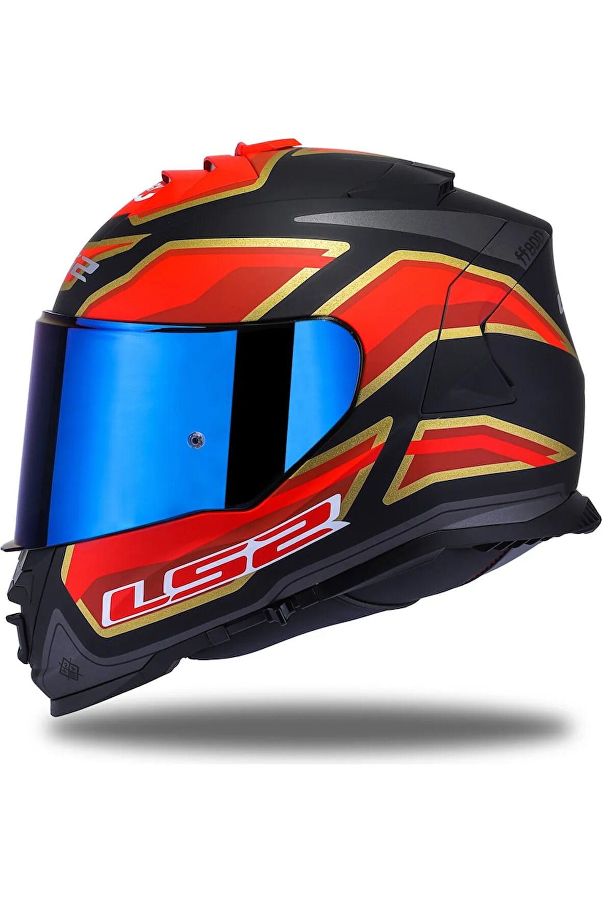 Storm 2 Foggy Full Face Motosiklet Kaskı Gökkuşağı Vizörlü