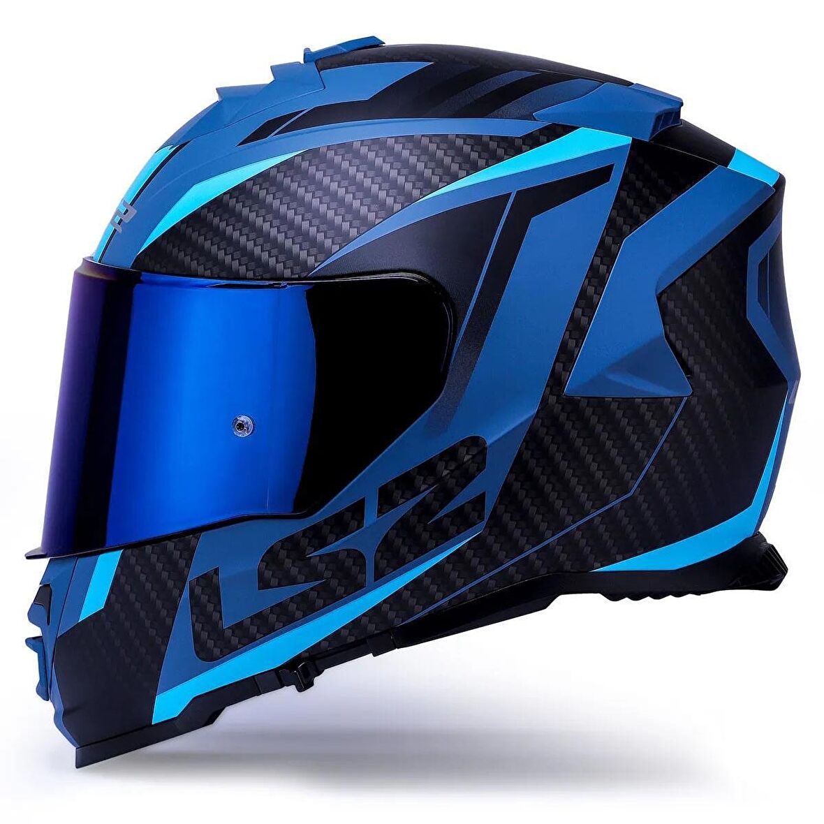 Ls2 Storm 2 Racer Full Face Motosiklet Kaskı Şeffaf + Gökkuşağı Vizörlü