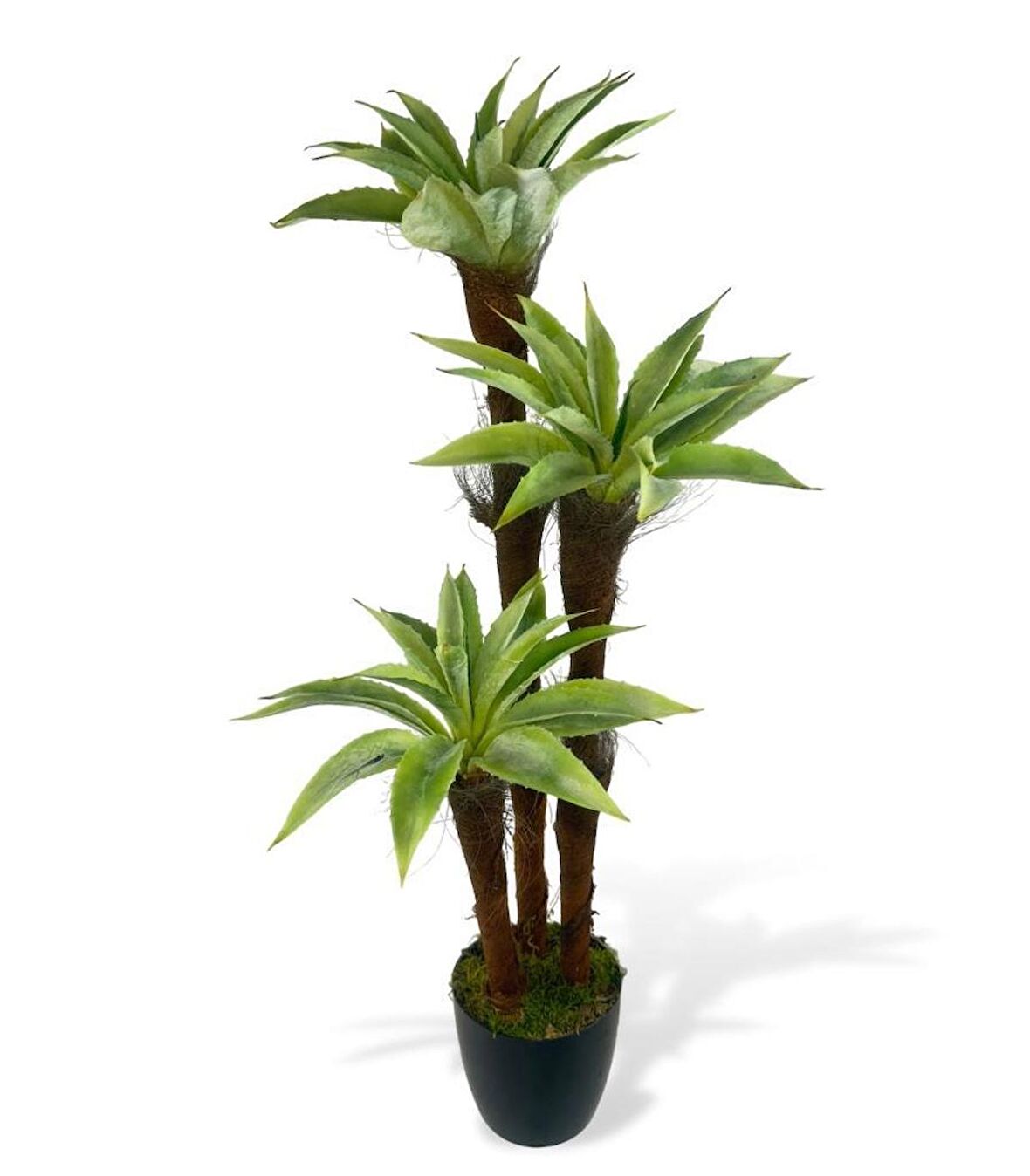Yapay Ağaç Agave 3Katlı 85cm Silikon Malzeme Doğal Doku 