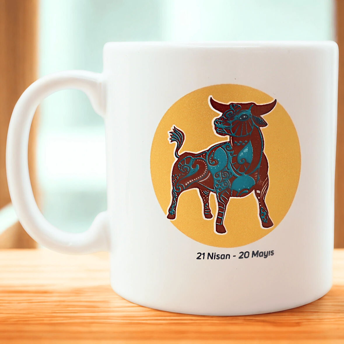 Boğa Burcu Temalı Kupa Bardak