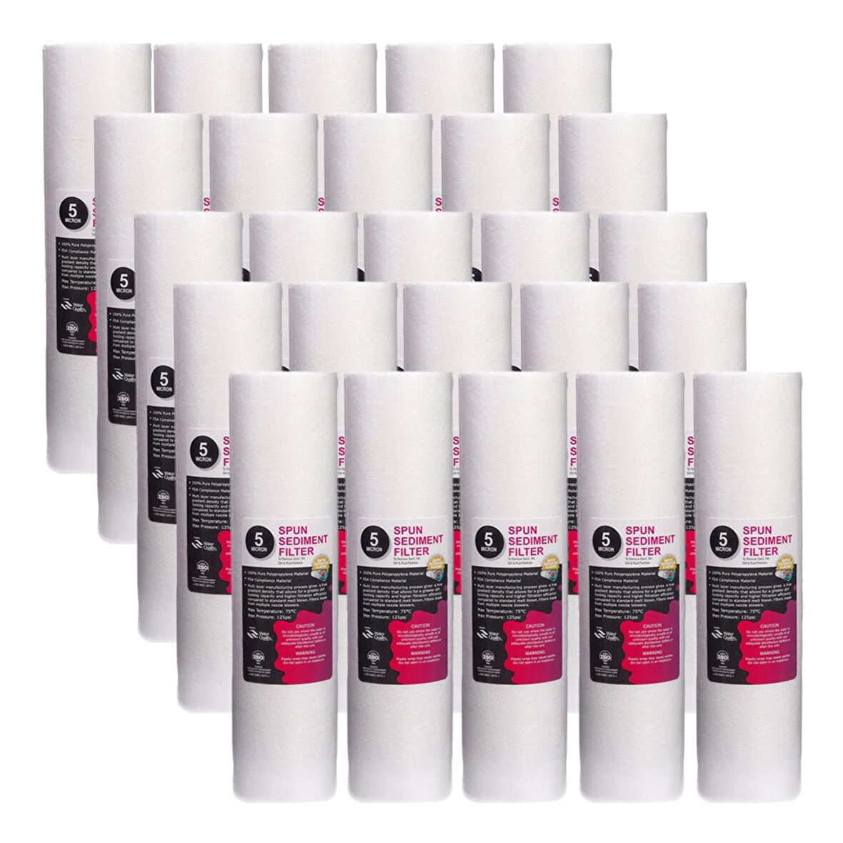 5 Mikron Spun Filtre 25 Adet