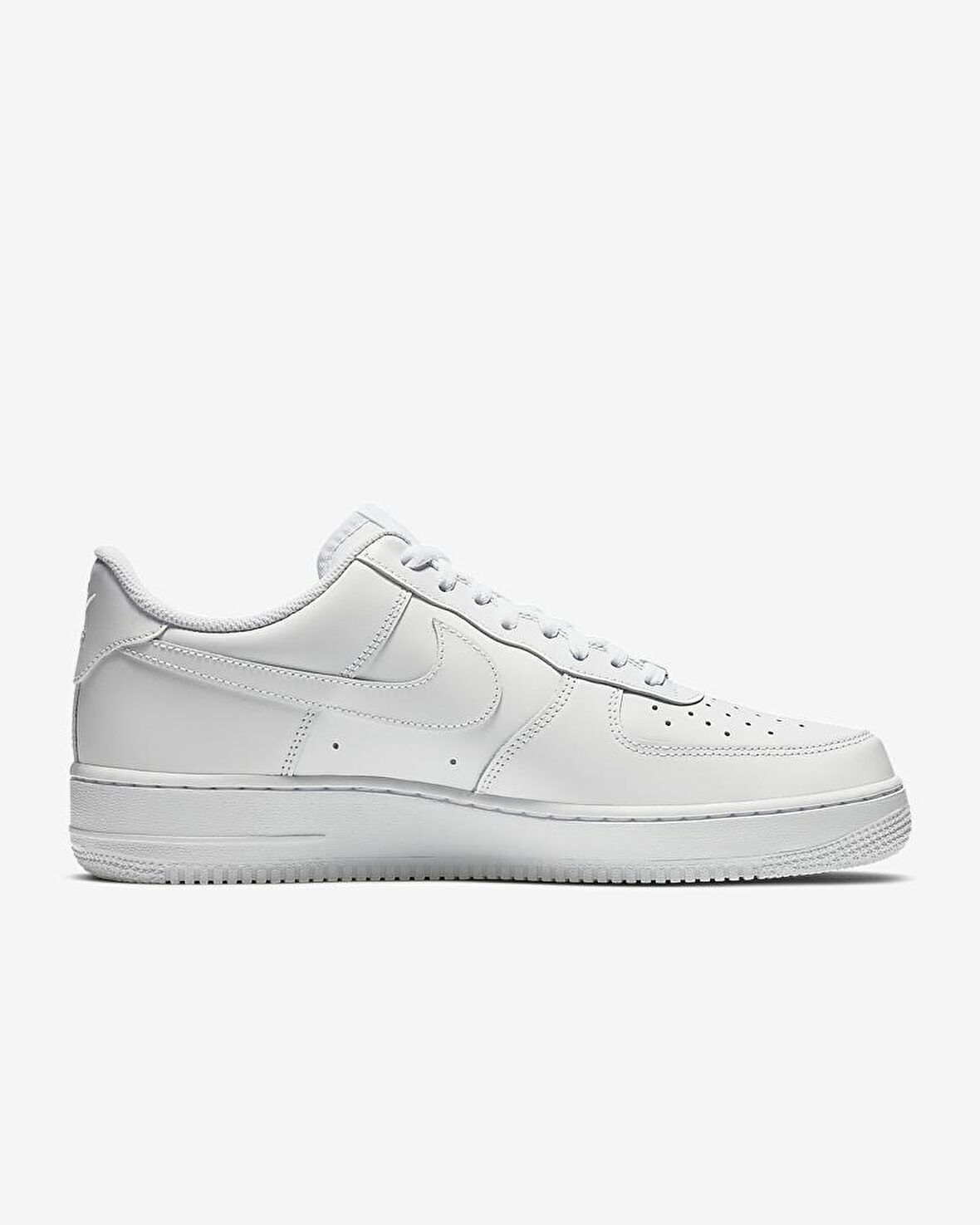 Nike 315122 Air Force 1'07 Beyaz-Beyaz Erkek Spor Ayakkabı