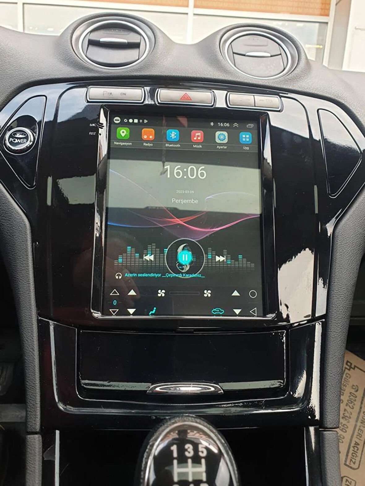 FOR-X FORD MONDEO TESLA(2007-2010)-9.7''ANDROİD GERÇEK 4+64 GB / 4 ÇEKİRDEK 1.6Ghz / WIFI 5.0Ghz / BT 5.4-KABLOSUZ CARPLAY-HD GERİ GÖRÜŞ KAMERA HEDİYE