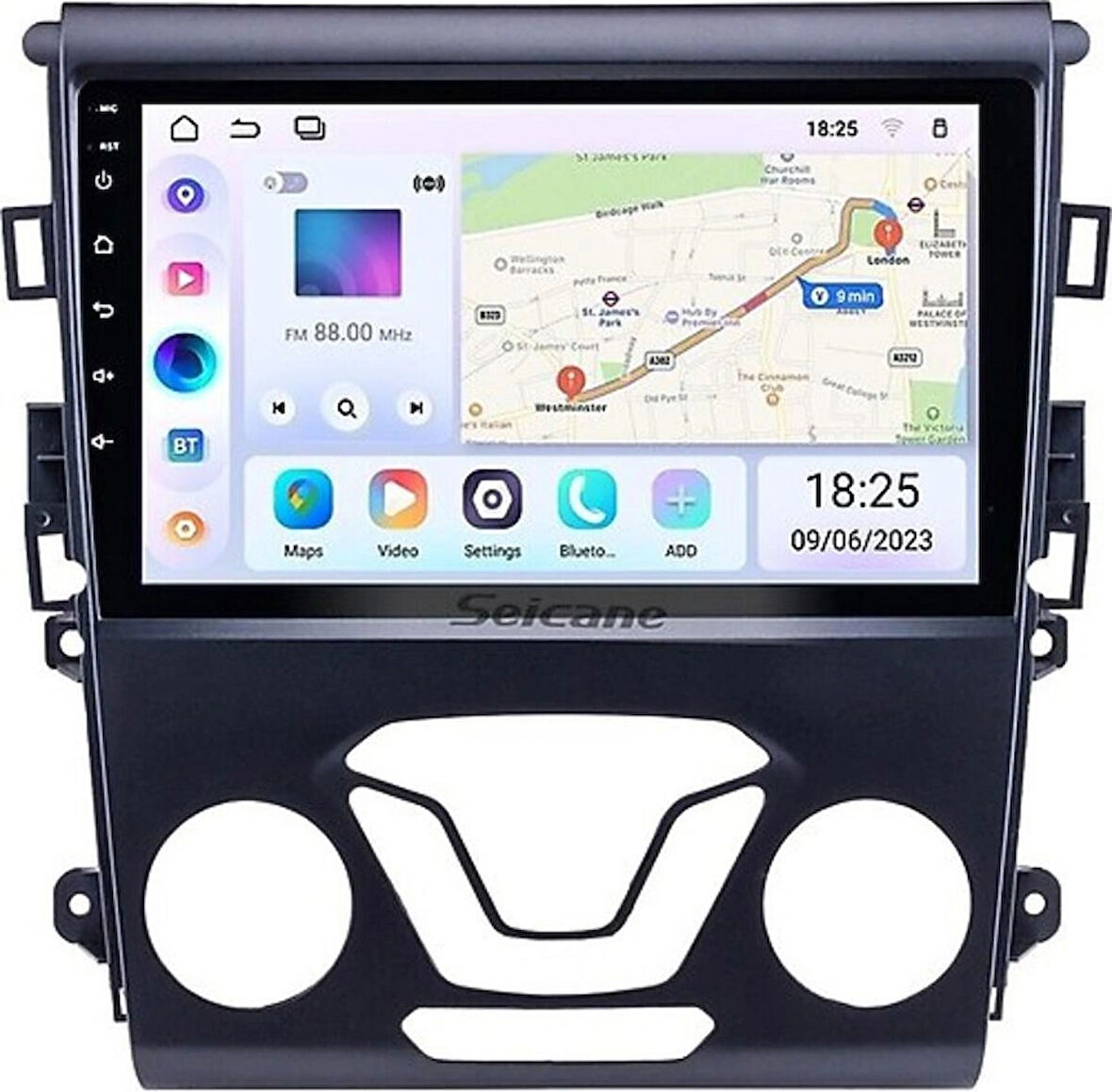 FOR-FORD MONDEO(2013-2018)-9''ANDROİD GERÇEK 2+32 GB / 4 ÇEKİRDEK 1.6Ghz / WIFI 5.0Ghz / BT 5.4-KABLOSUZ CARPLAY-AHD HD GERİ GÖRÜŞ KAMERA HEDİYE