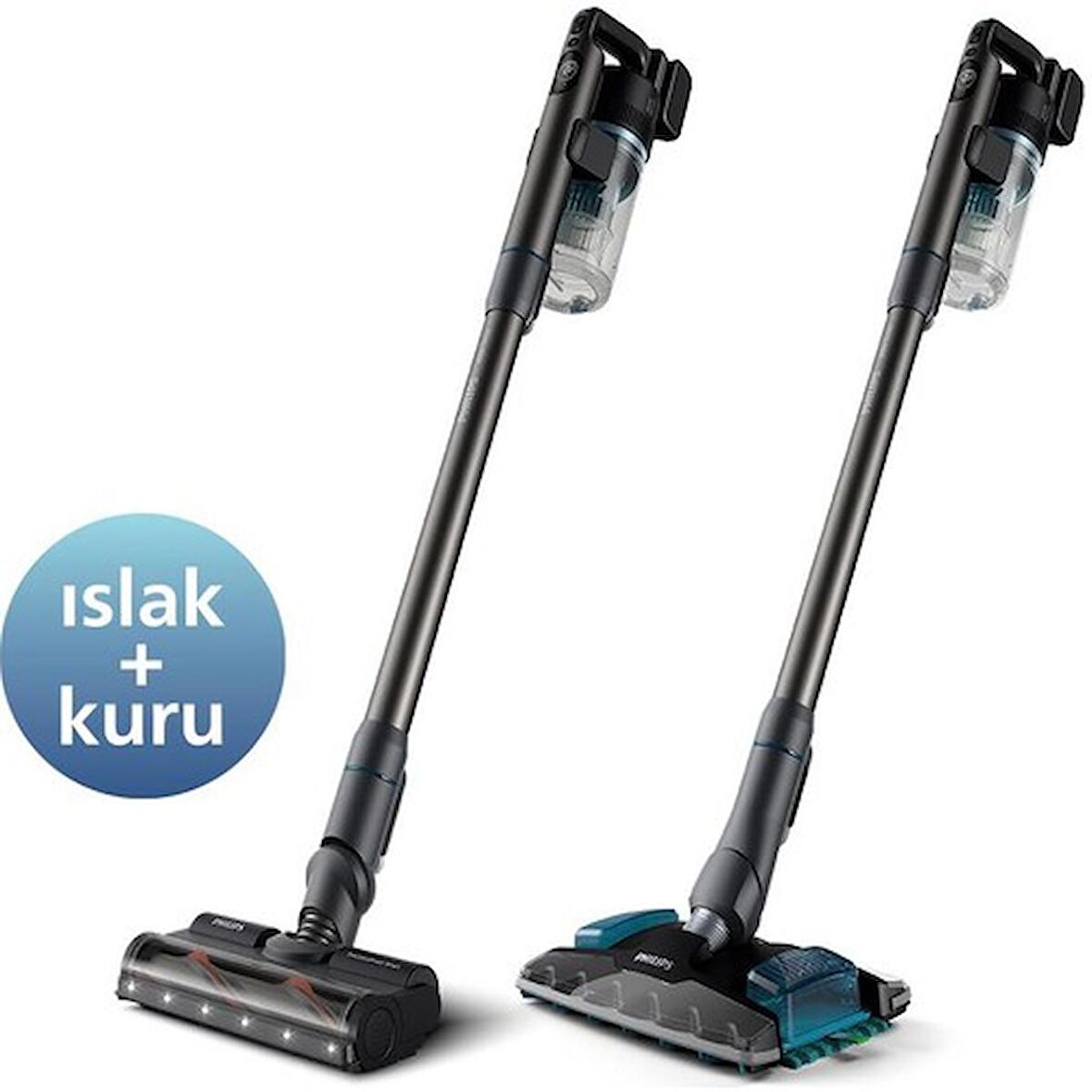 PHİLİPS XC8057/01 AQUA PLUS 8000 SERİSİ ISLAK & KURU ŞARJLI DİK SÜPÜRGE