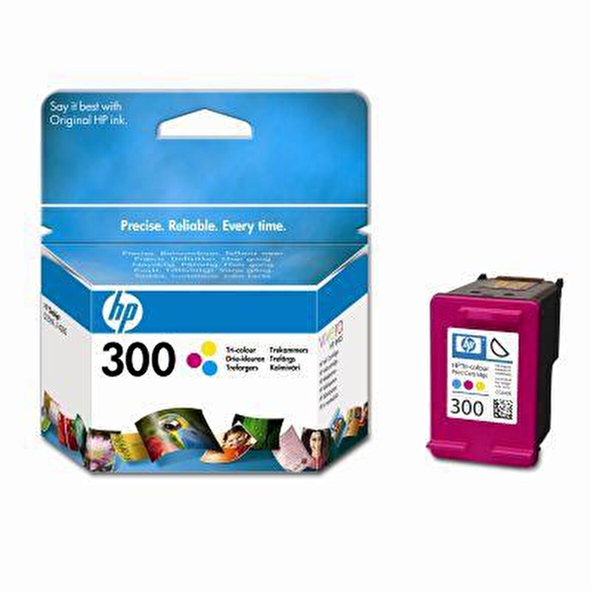 HP 300 Color Renkli Kartuş CC643EE