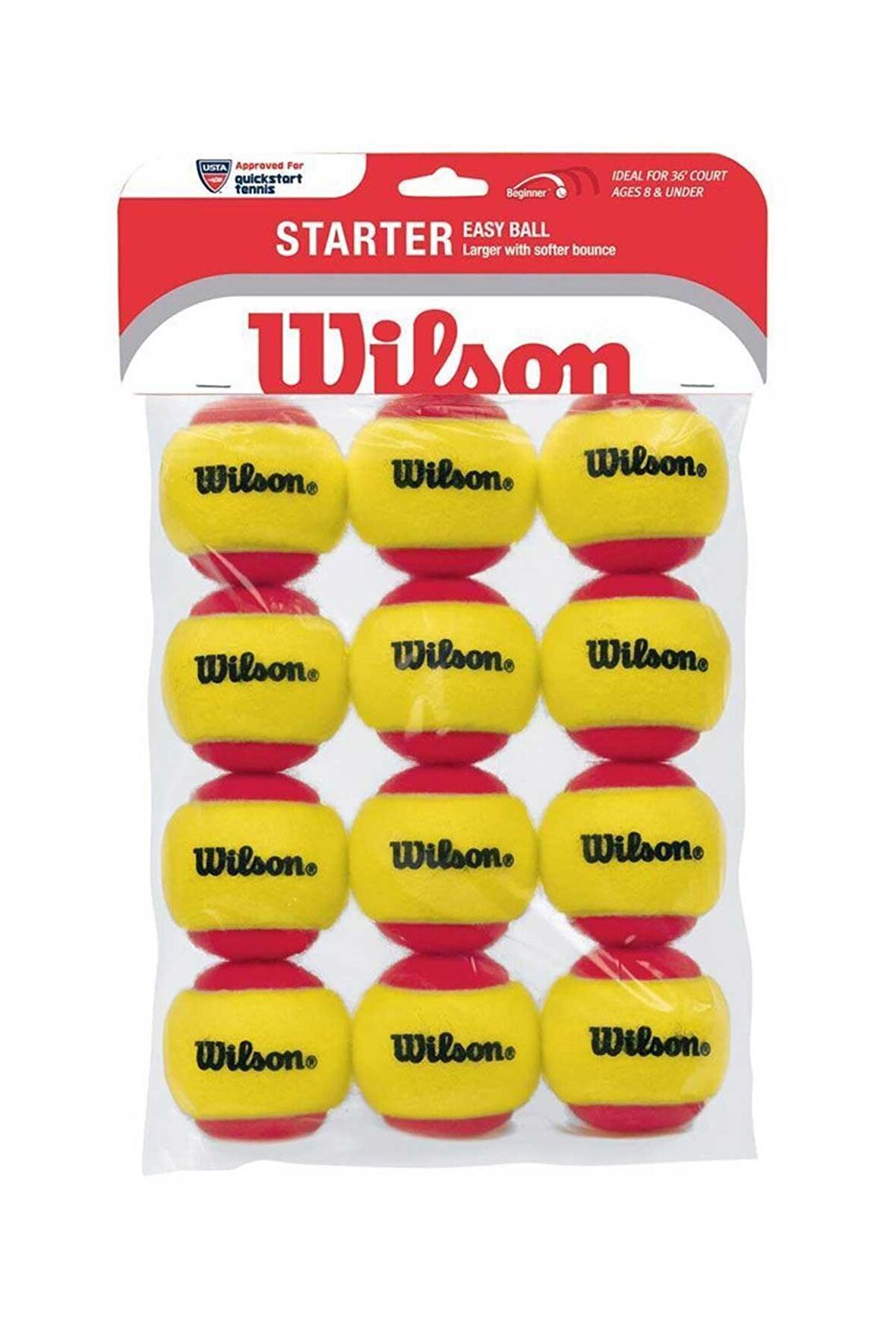 Wilson Starter Red Çocuk Tenis Topu 12'li