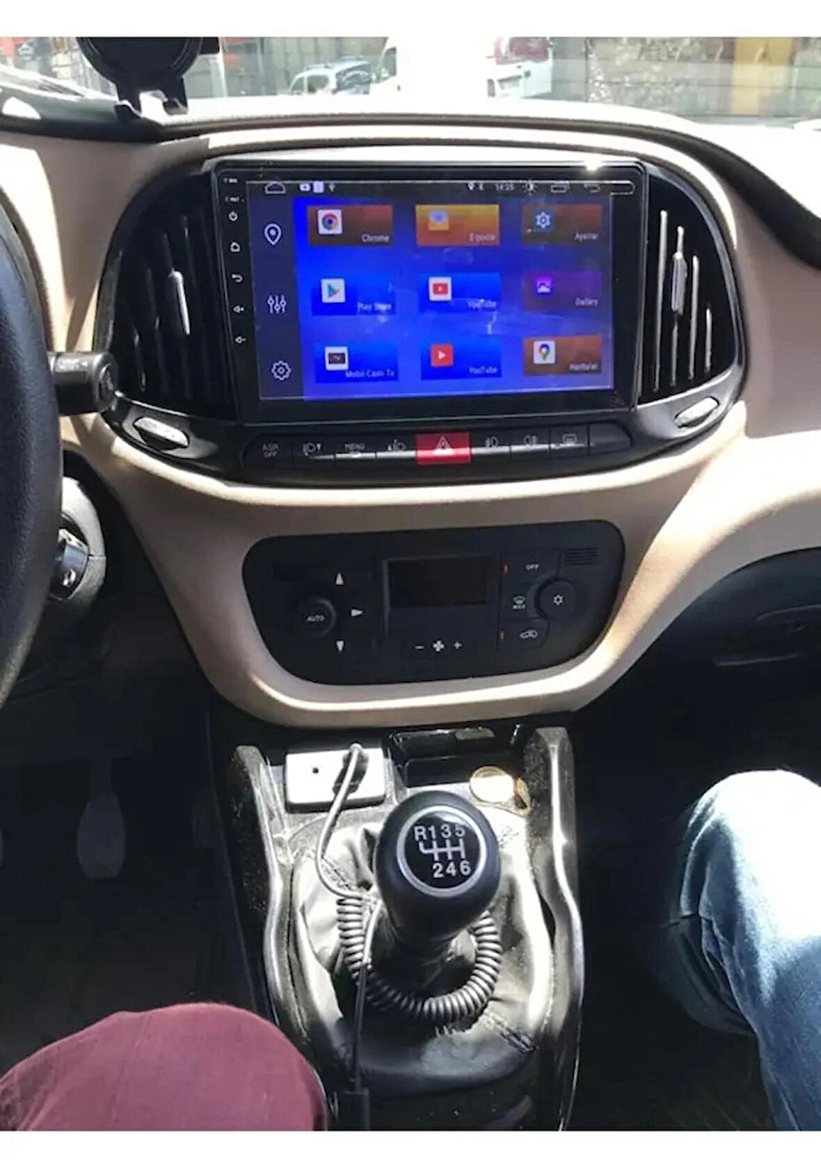 FİAT DOBLO (2015-2022)-9''ANDROİD GERÇEK 2+32 GB / 4 ÇEKİRDEK 1.6Ghz / WIFI 5.0Ghz / BT 5.4-KABLOSUZ CARPLAY-AHD HD GERİ GÖRÜŞ KAMERA HEDİYE