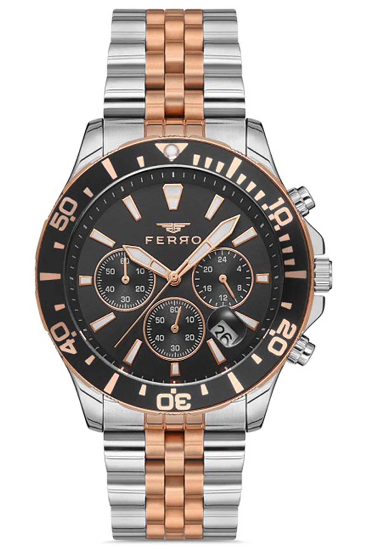 Erkek Premium Kol Saati Çelik Kasa Çelik Kordon Paslanmaz Çelik Su Geçirmez Model