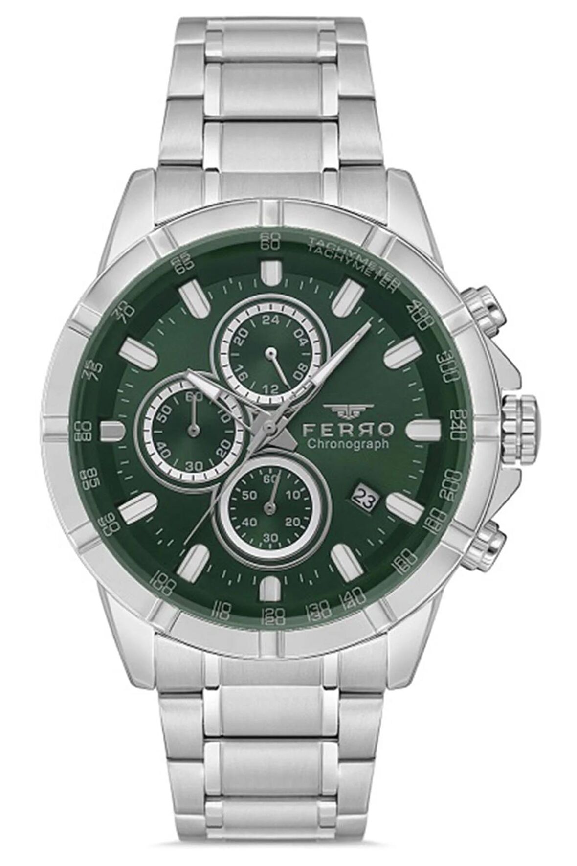 Erkek Çelik Kordon Kol Saati Çelik Kasa Su Geçirmez Multi Fonksiyon Tüm Göstergeler Aktif 2 Yıl Garantili