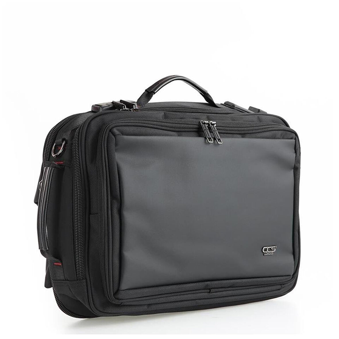Ççs 51271 Şifreli Laptop ve Evrak Sırt ve Omuz Çantası Siyah