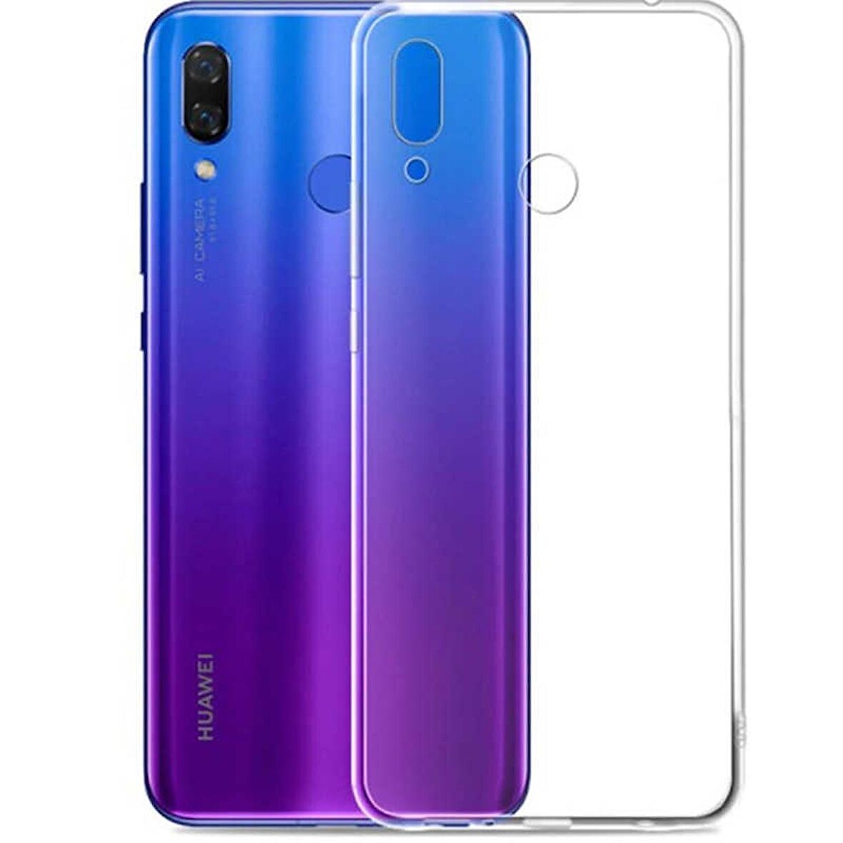 Gpack Huawei Honor 10 Lite Kılıf Süper Silikon Yumuşak Arka Koruma
