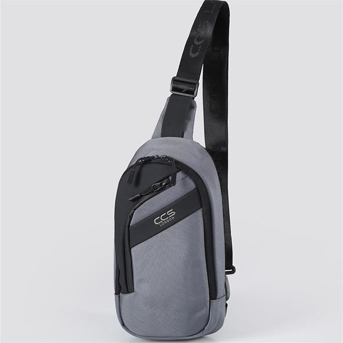 Ççs 31410 Tek Omuz Askılı Sırt ve Göğüs Çantası Gri