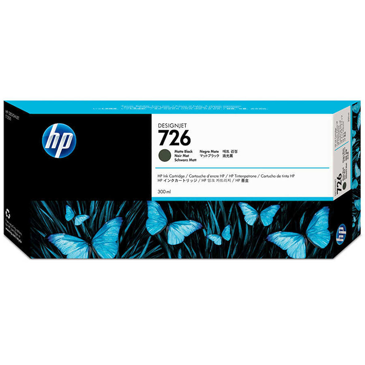 Hp 726-CH575A Mat Siyah Orijinal Kartuş