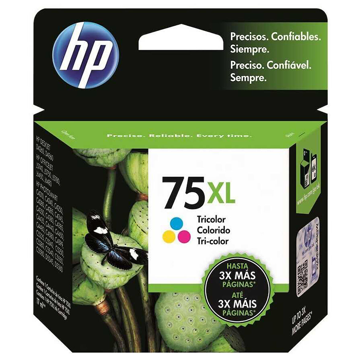 Hp 75XL-CB338WB Renkli Orijinal Kartuş Yüksek Kapasiteli