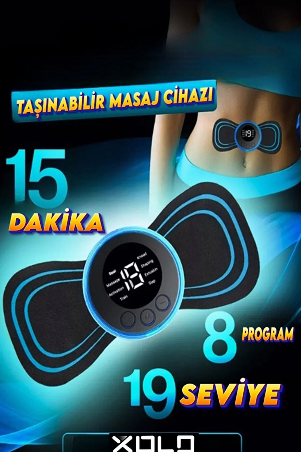 Yeni Tüm Vücut Masaj Aleti Elektronik Kas Güçlendirici Masaj Aleti