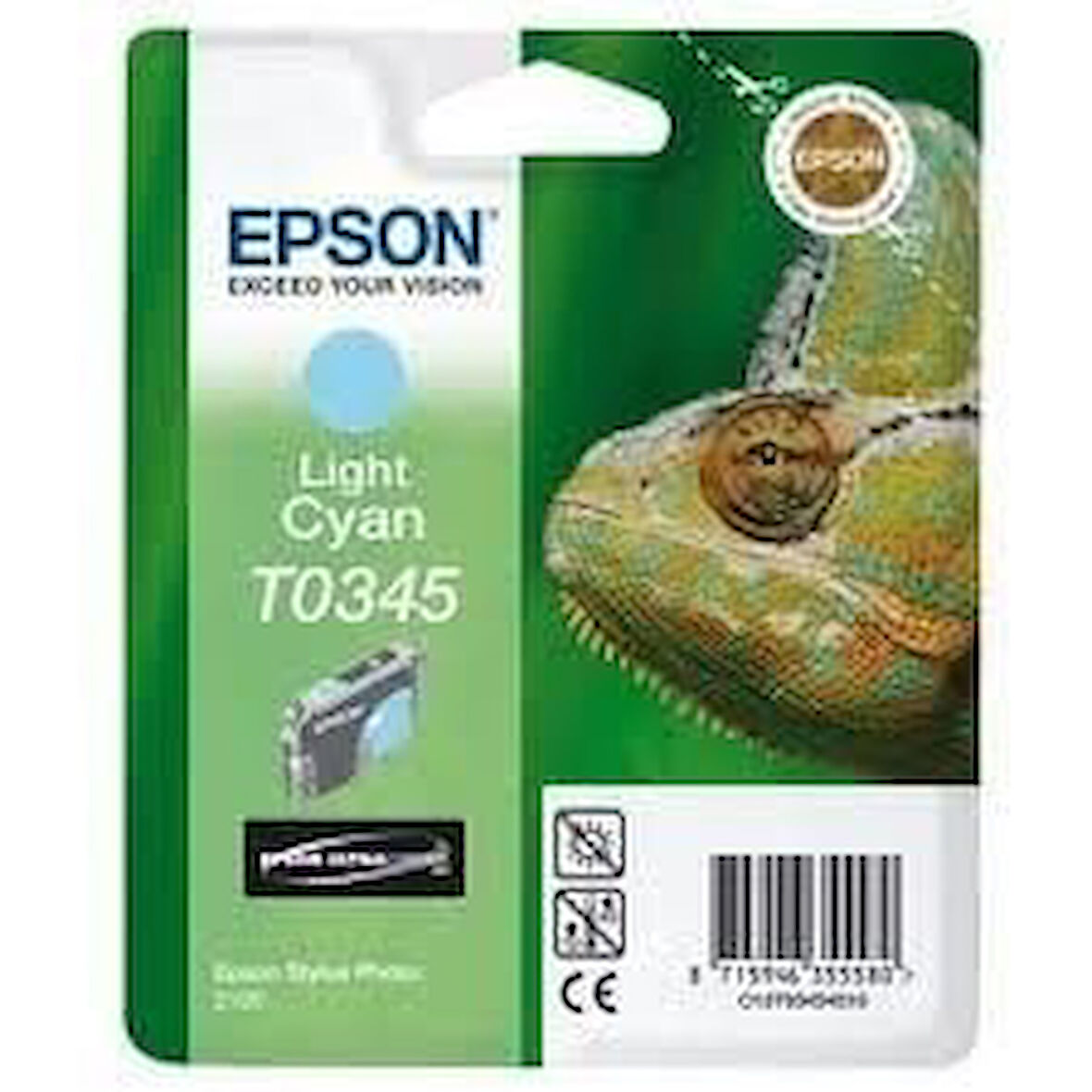 Epson C13T034540 (T0345) Açık Mavi Light Cyan Orjinal Kartuş Stylus Photo 2100