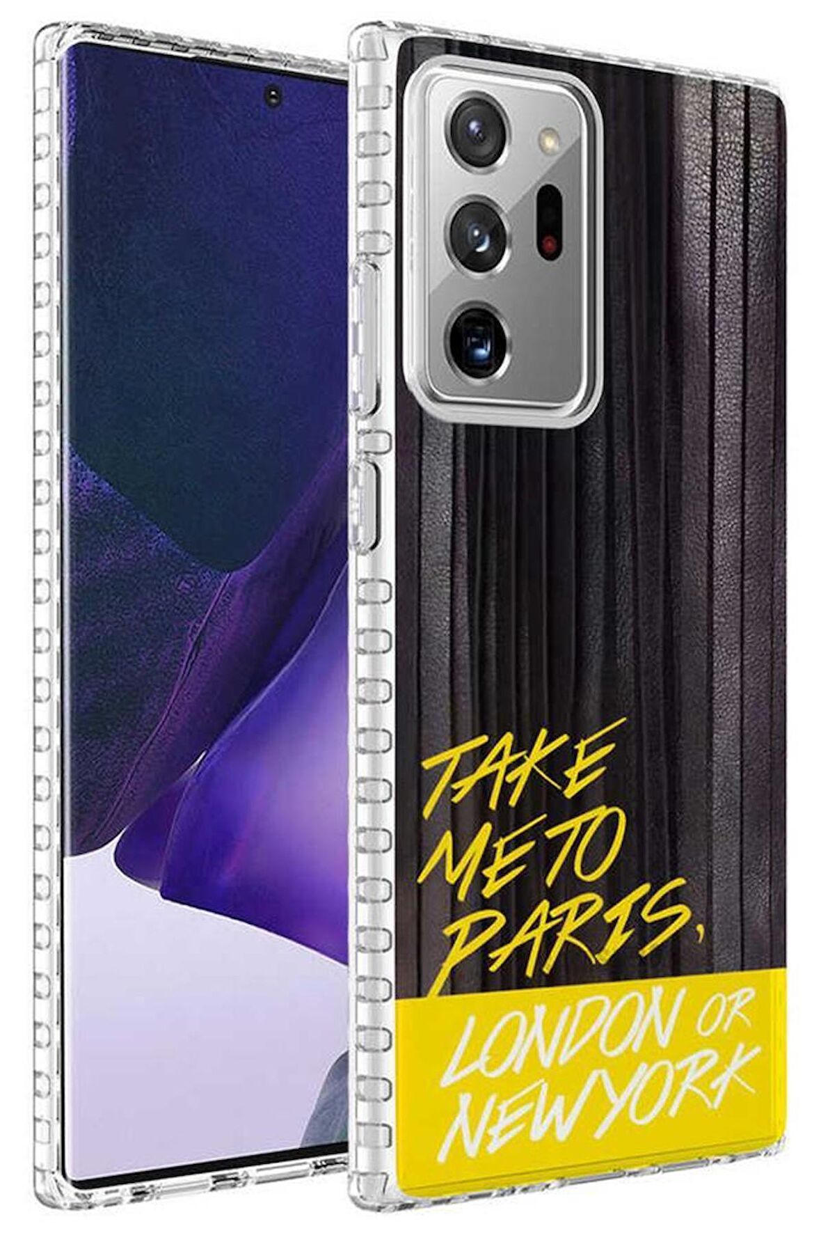  Note 20 Ultra Airbag Kenarlı Renkli Desenli Elegans Silikon