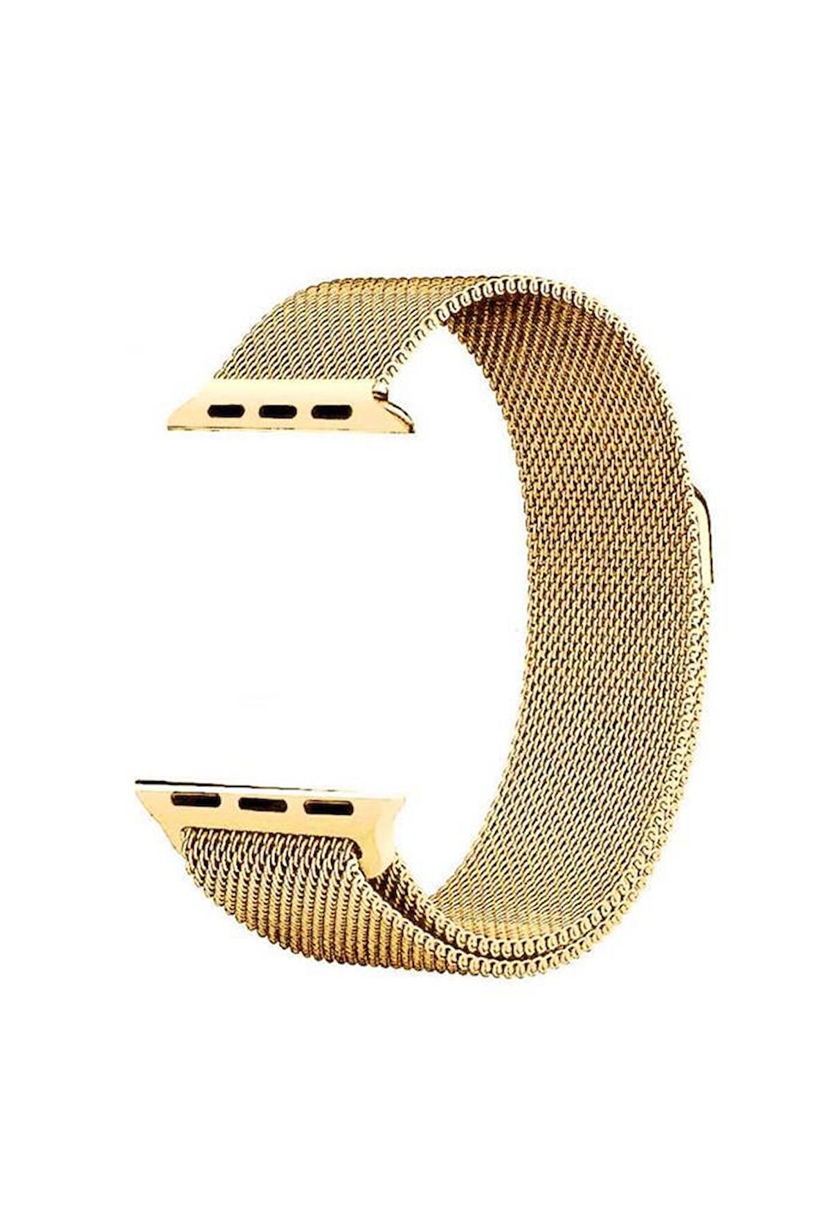 Apple Watch Ultra 49mm Uyumlu KRD-01 Metal Kasa Tel Örgü Mıknatıslı Kordon