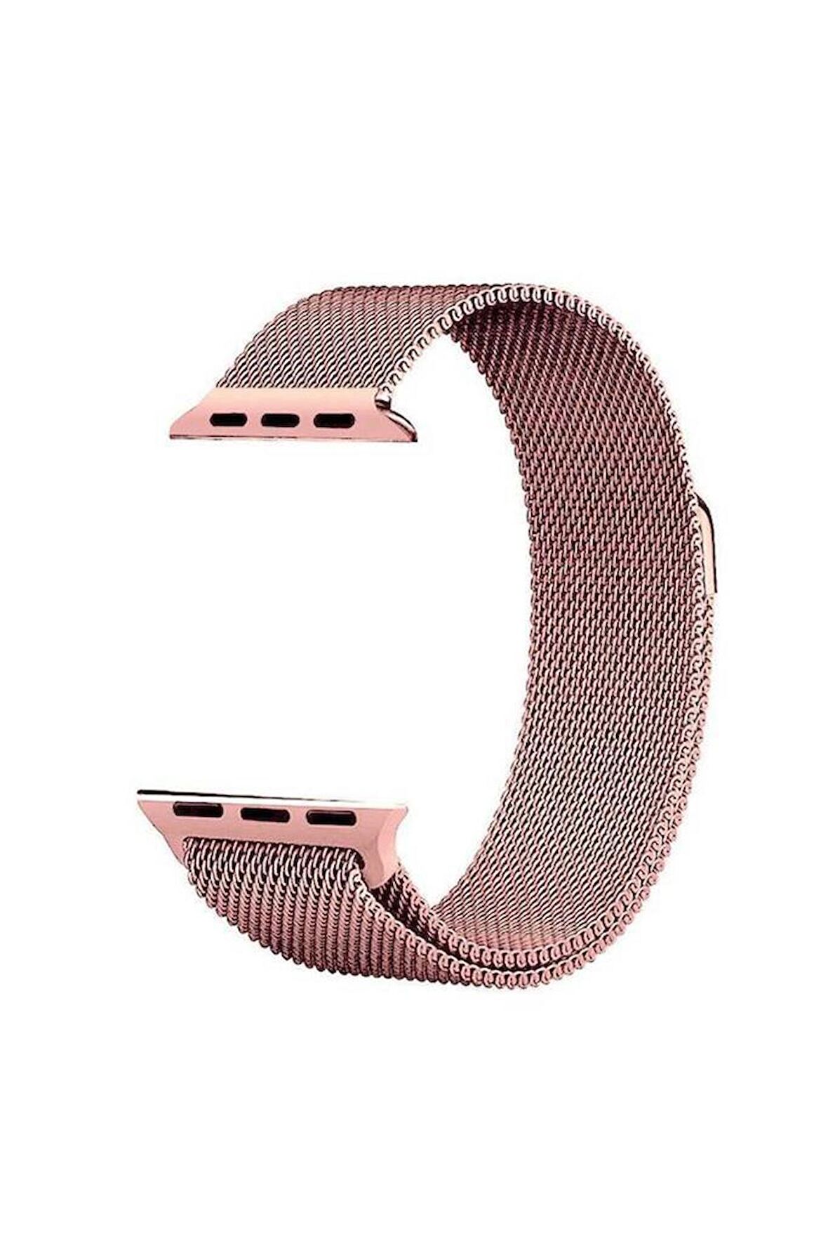 Apple Watch Ultra 49mm Uyumlu KRD-01 Metal Kasa Tel Örgü Mıknatıslı Kordon
