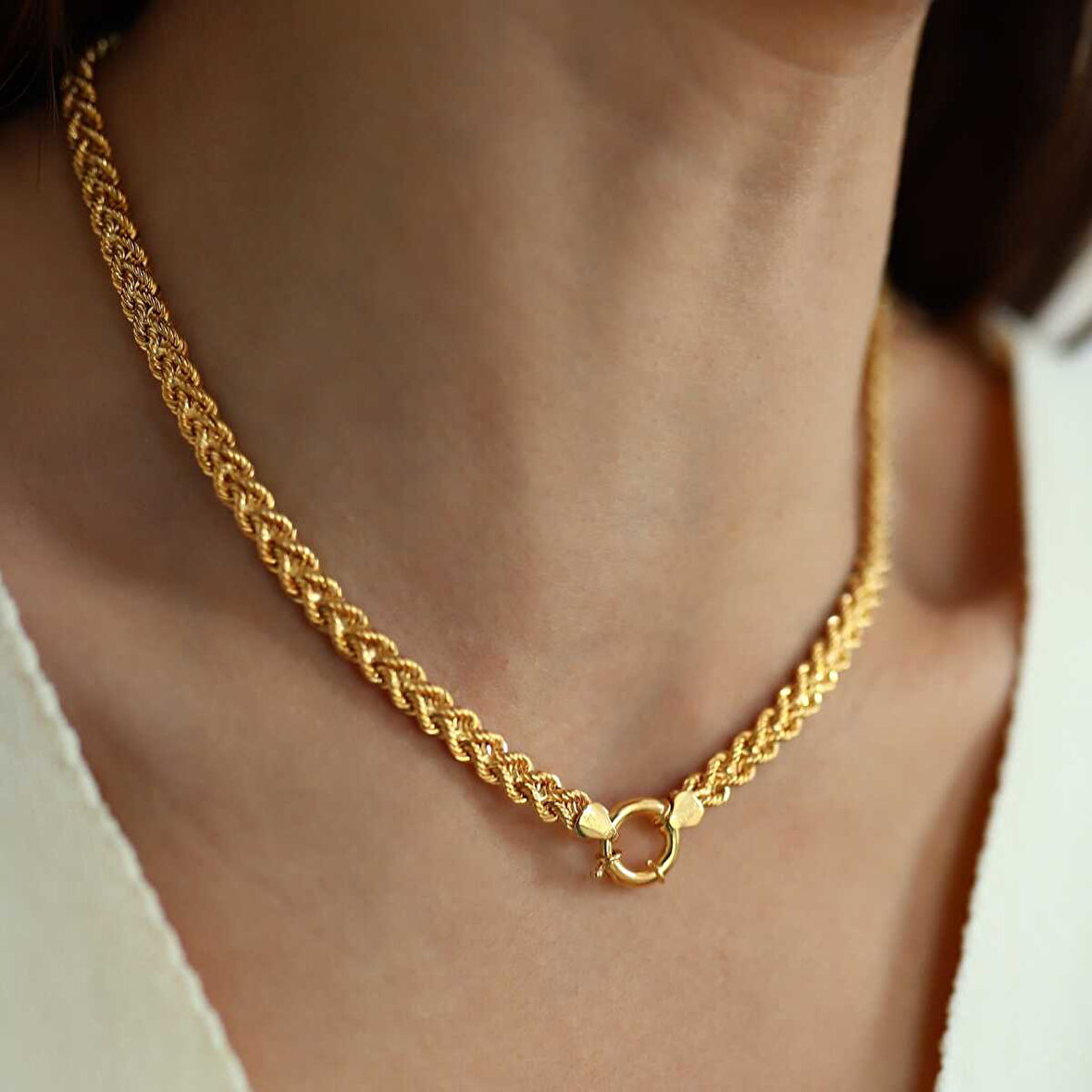 Kalin Örgü Halat Zincir